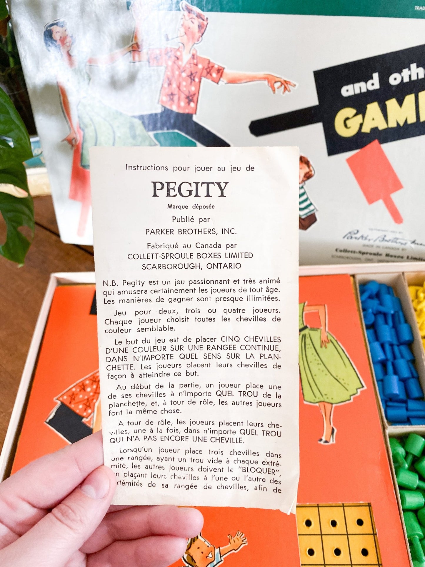 1960s Peggity Vintage Board Game - Perth Market