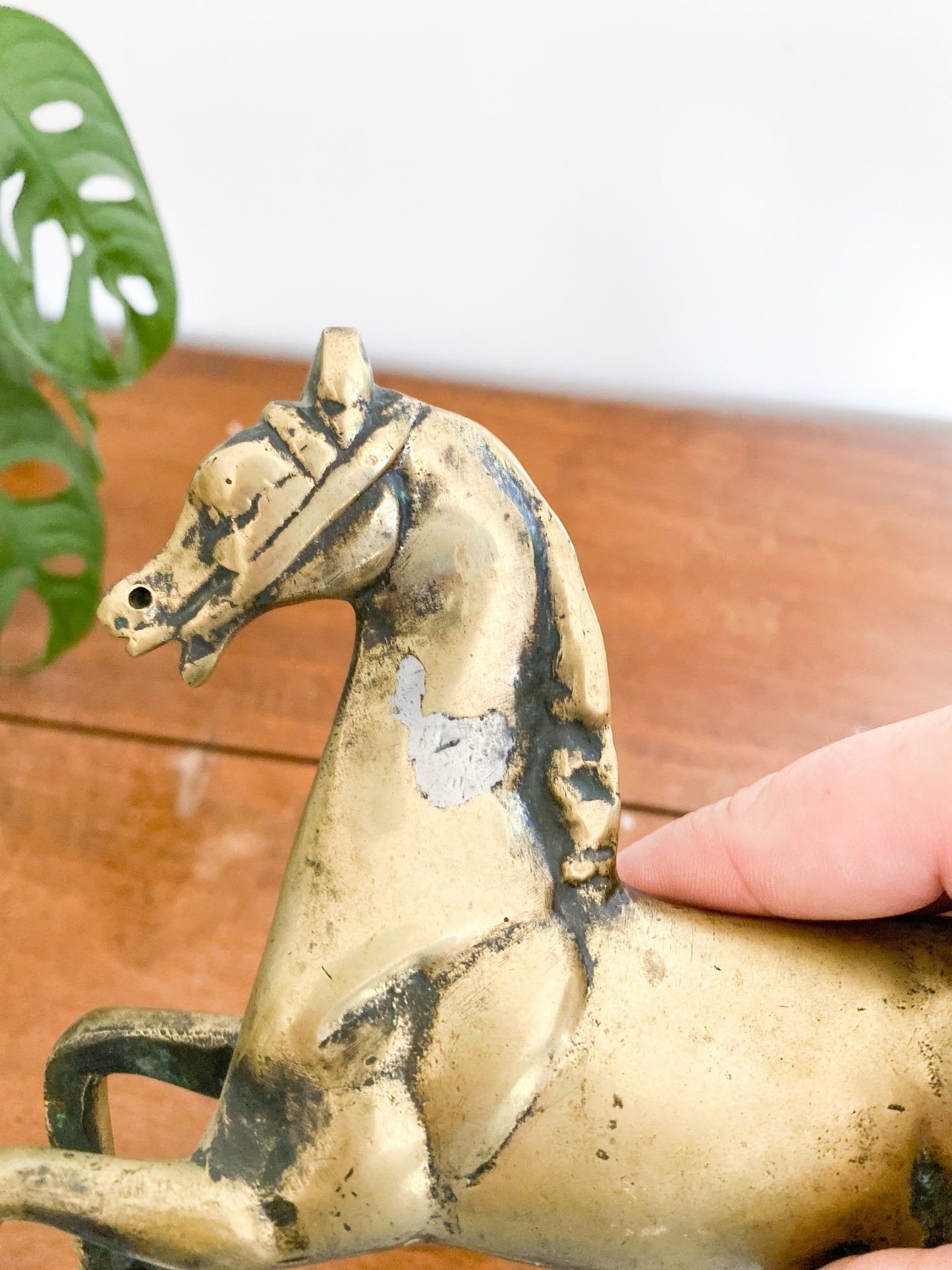 Vintage Brass Horse