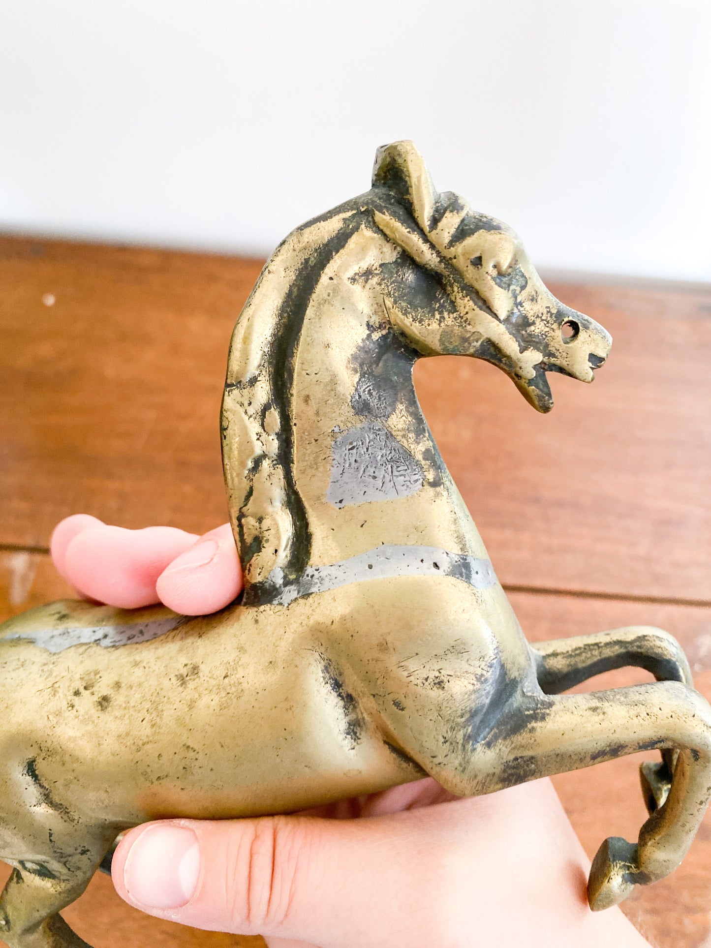 Vintage Brass Horse