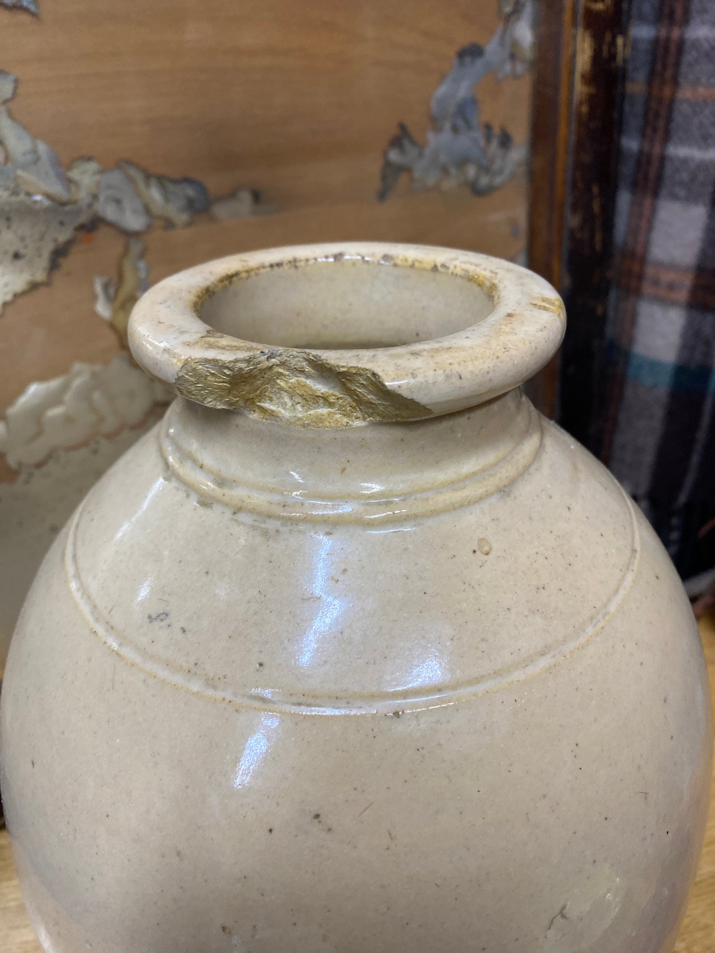 Medium Vintage Stone Crock