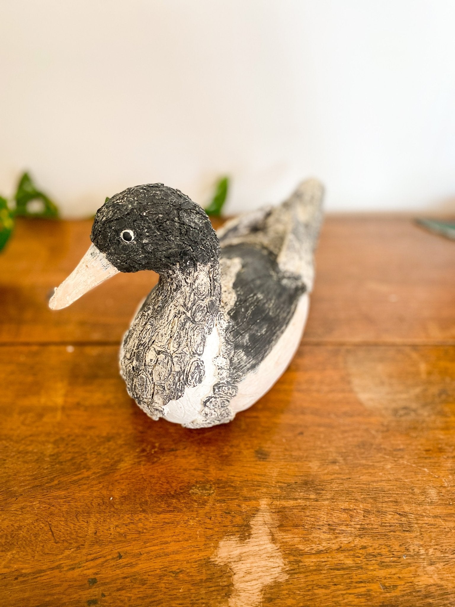 Antique Wooden & Handpainted Duck Decoy - Perth Market