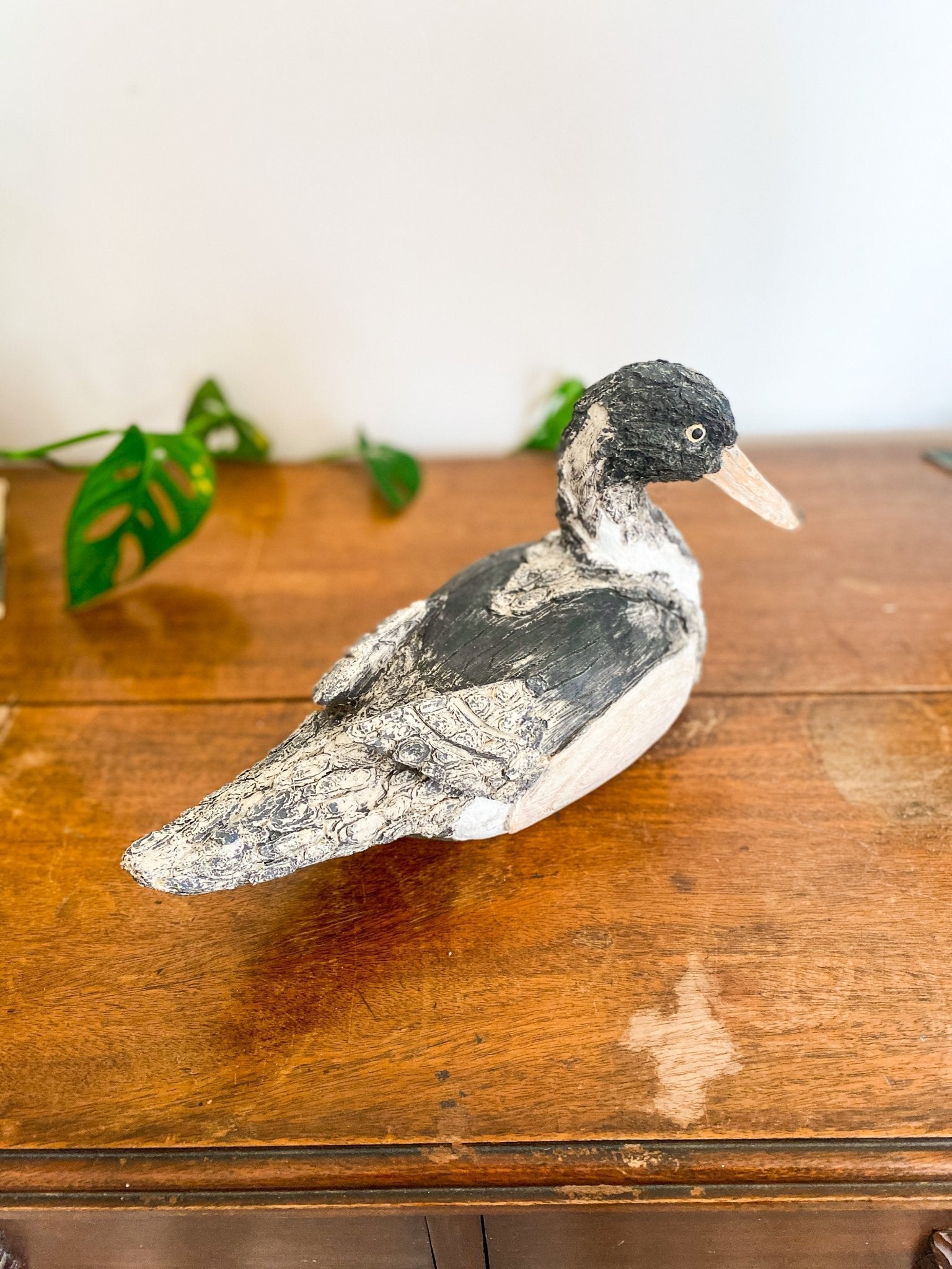 Antique Wooden & Handpainted Duck Decoy - Perth Market