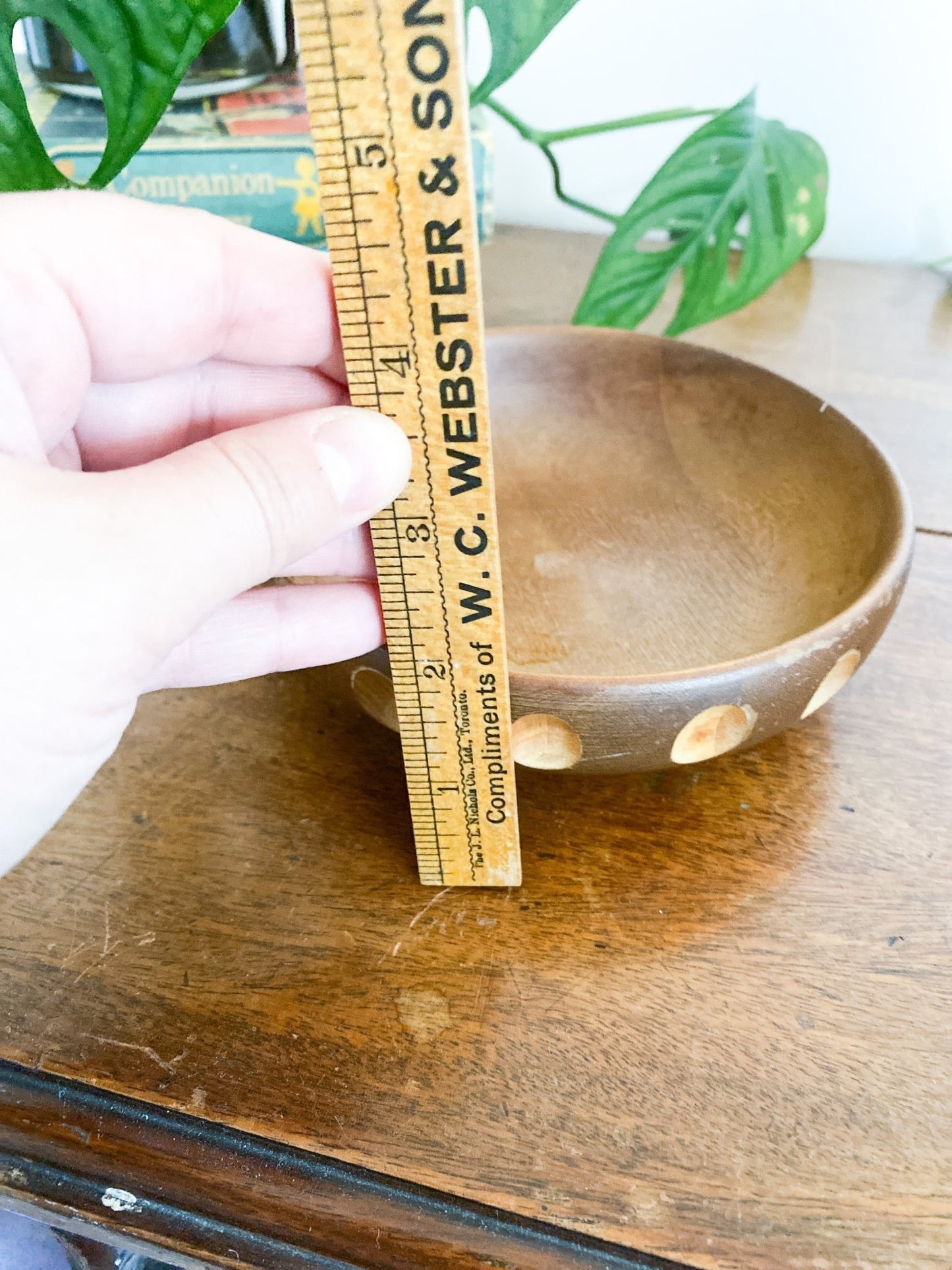 Baribocraft Set of Maple Wooden Bowls with Circular Indentation - Perth Market