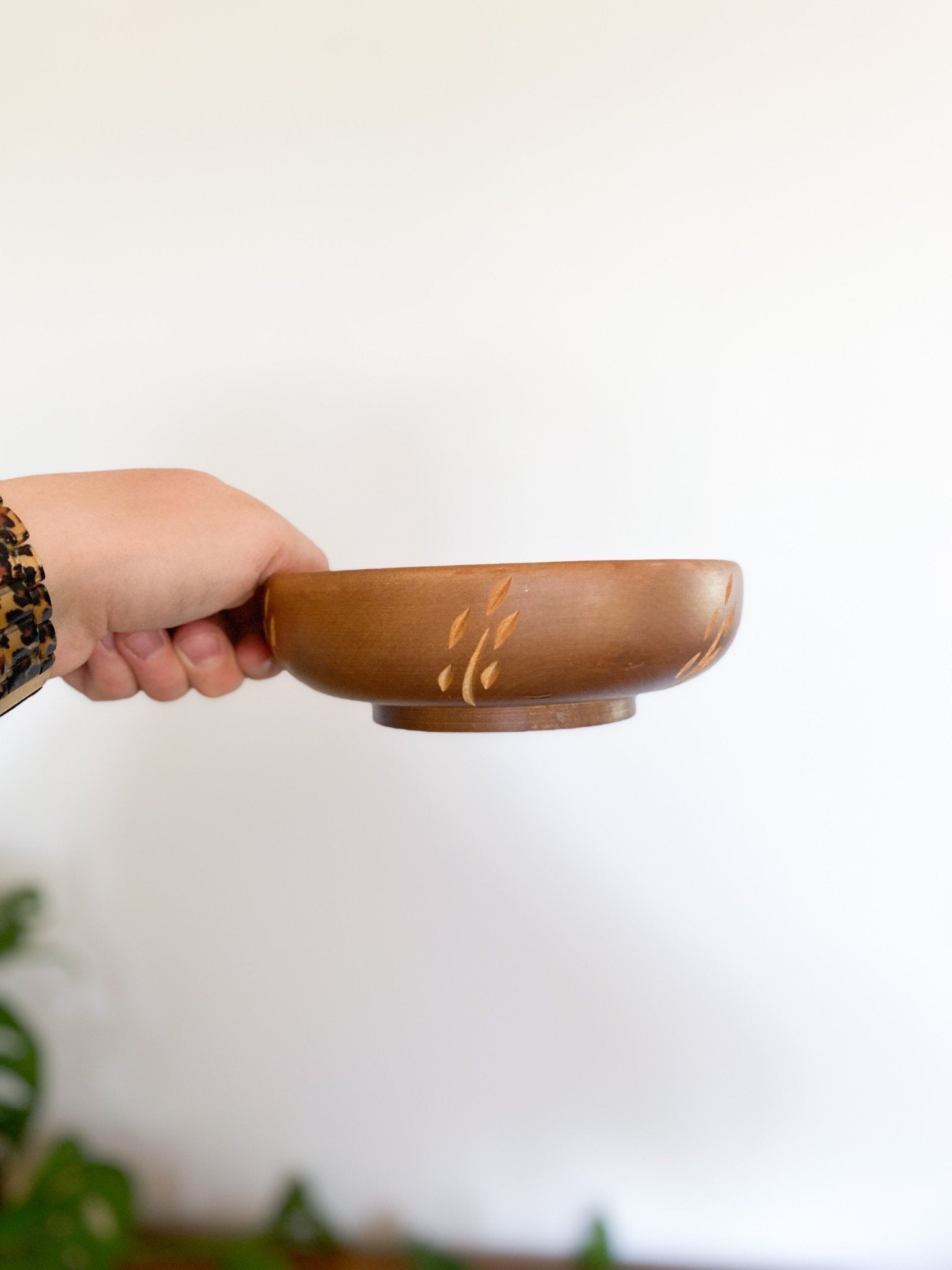 Baribocraft Set of Maple Wooden Bowls with Wheat Pattern - Perth Market