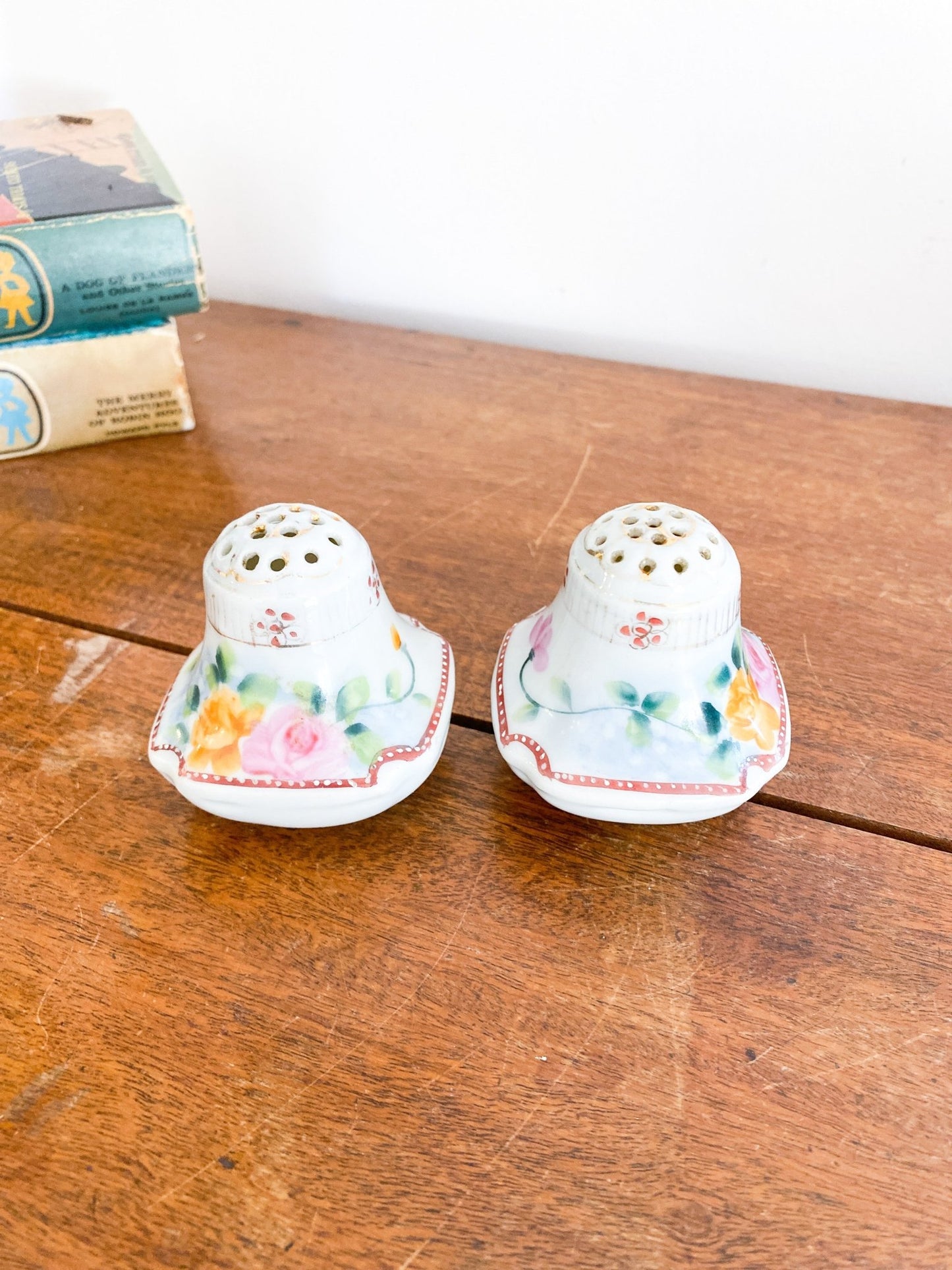 Ceramic Delicate Floral Salt & Pepper Shakers - Perth Market