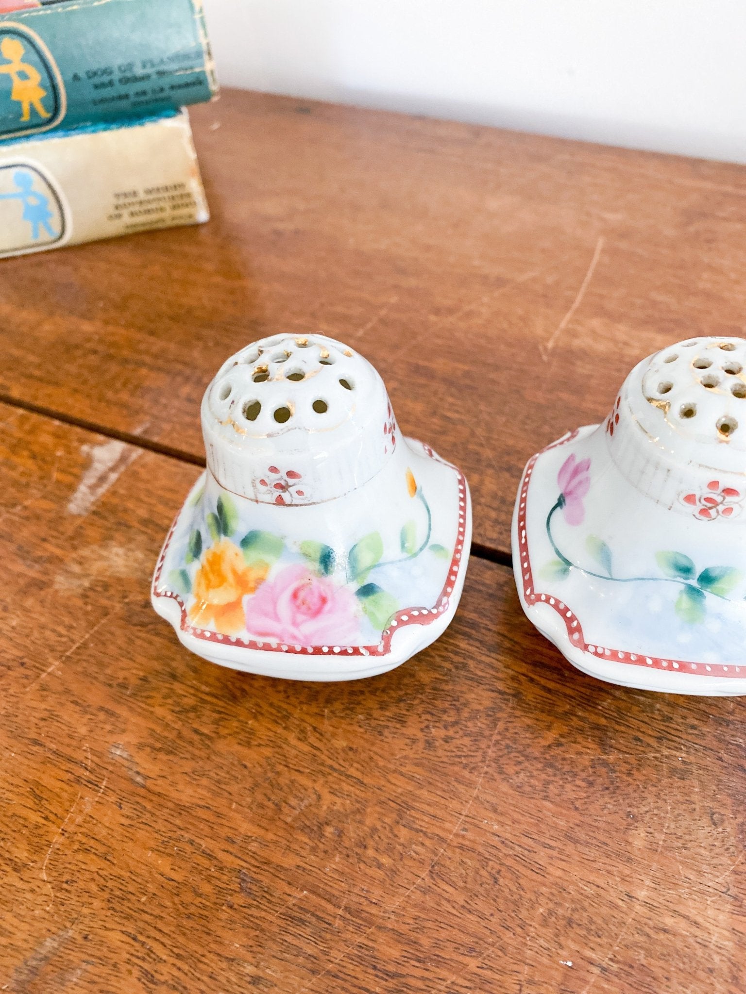 Ceramic Delicate Floral Salt & Pepper Shakers - Perth Market