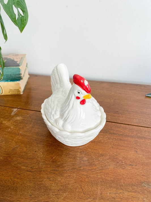 Hen and Chicken Glass Dish - Perth Market