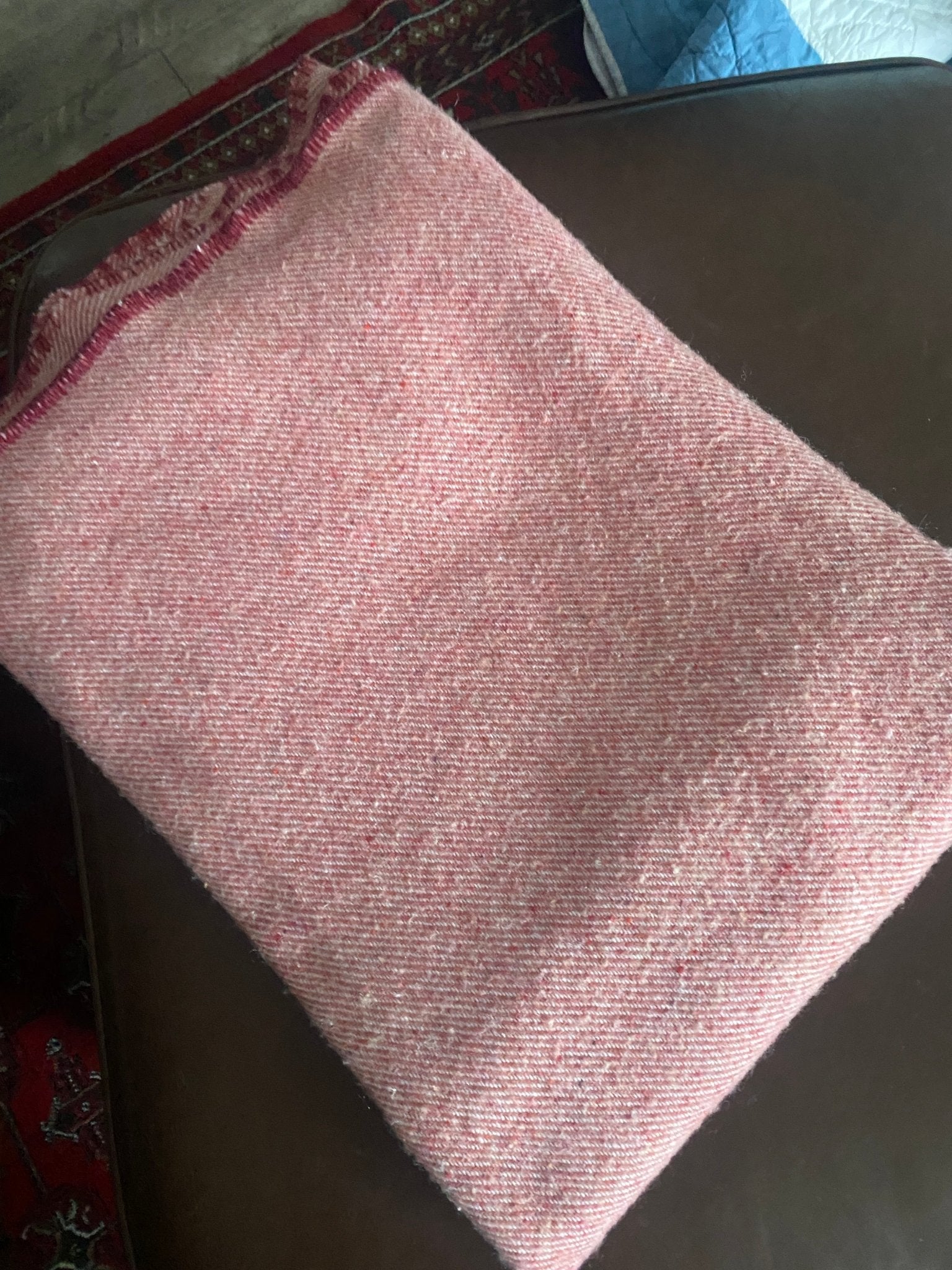 Pink Wool Blend Blanket - Perth Market