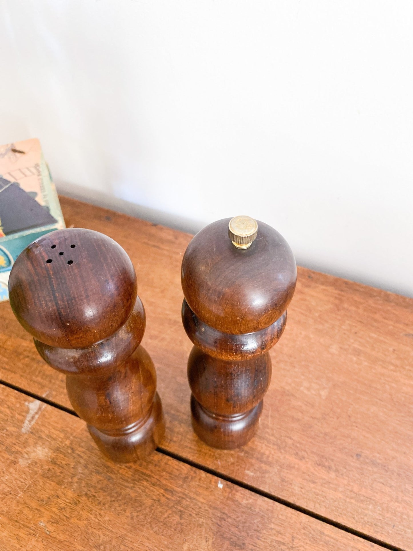 Restaurant Style Wooden Salt Shaker & Pepper Grinder - Perth Market