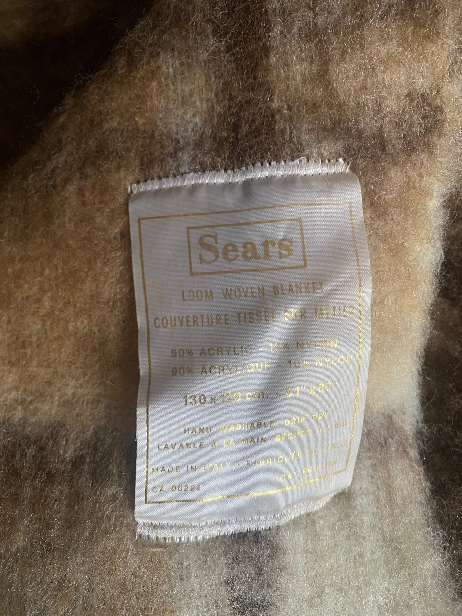 Sears Acrylic Nylon Blend Blanket - Perth Market