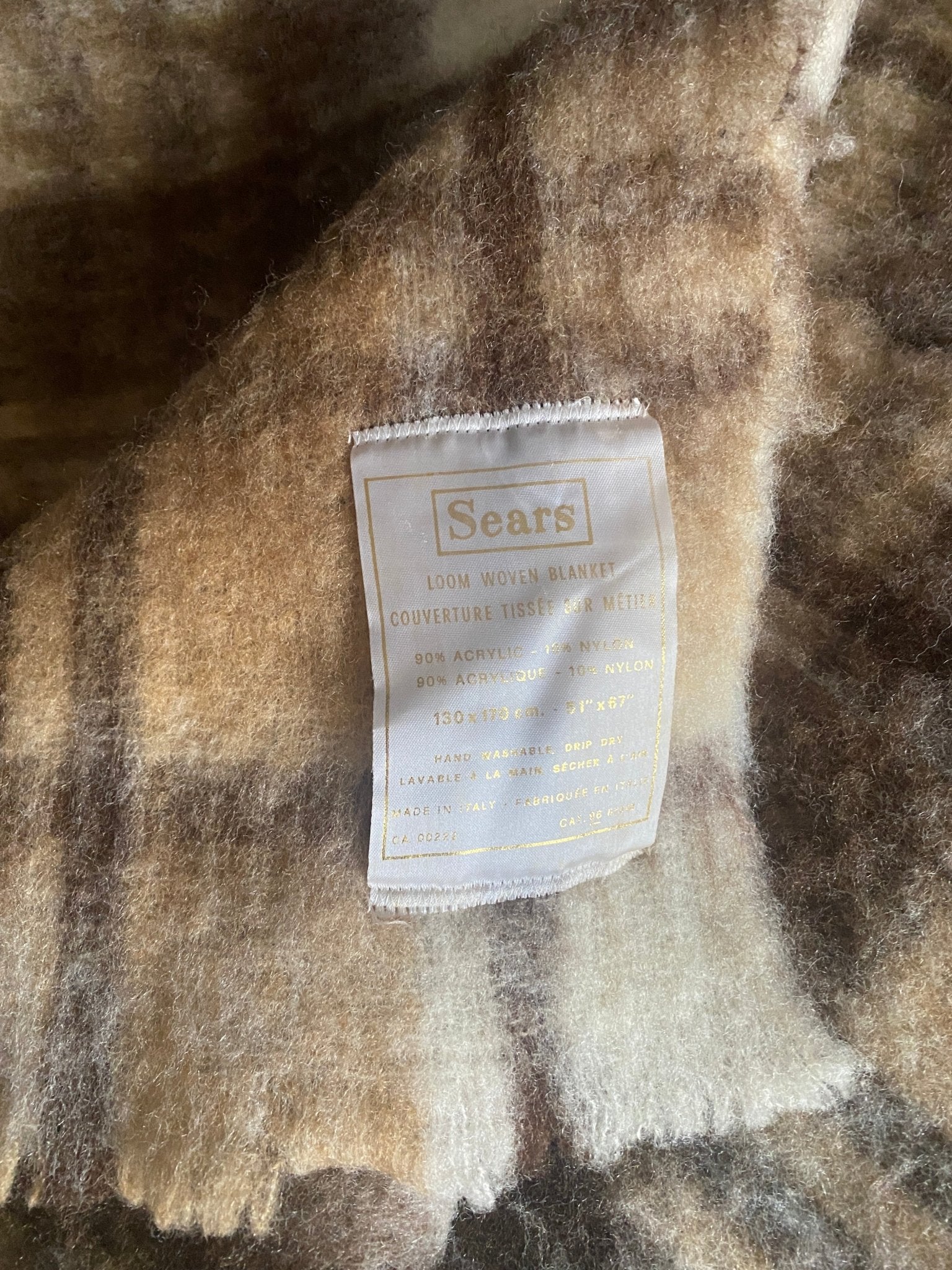 Sears Acrylic Nylon Blend Blanket - Perth Market