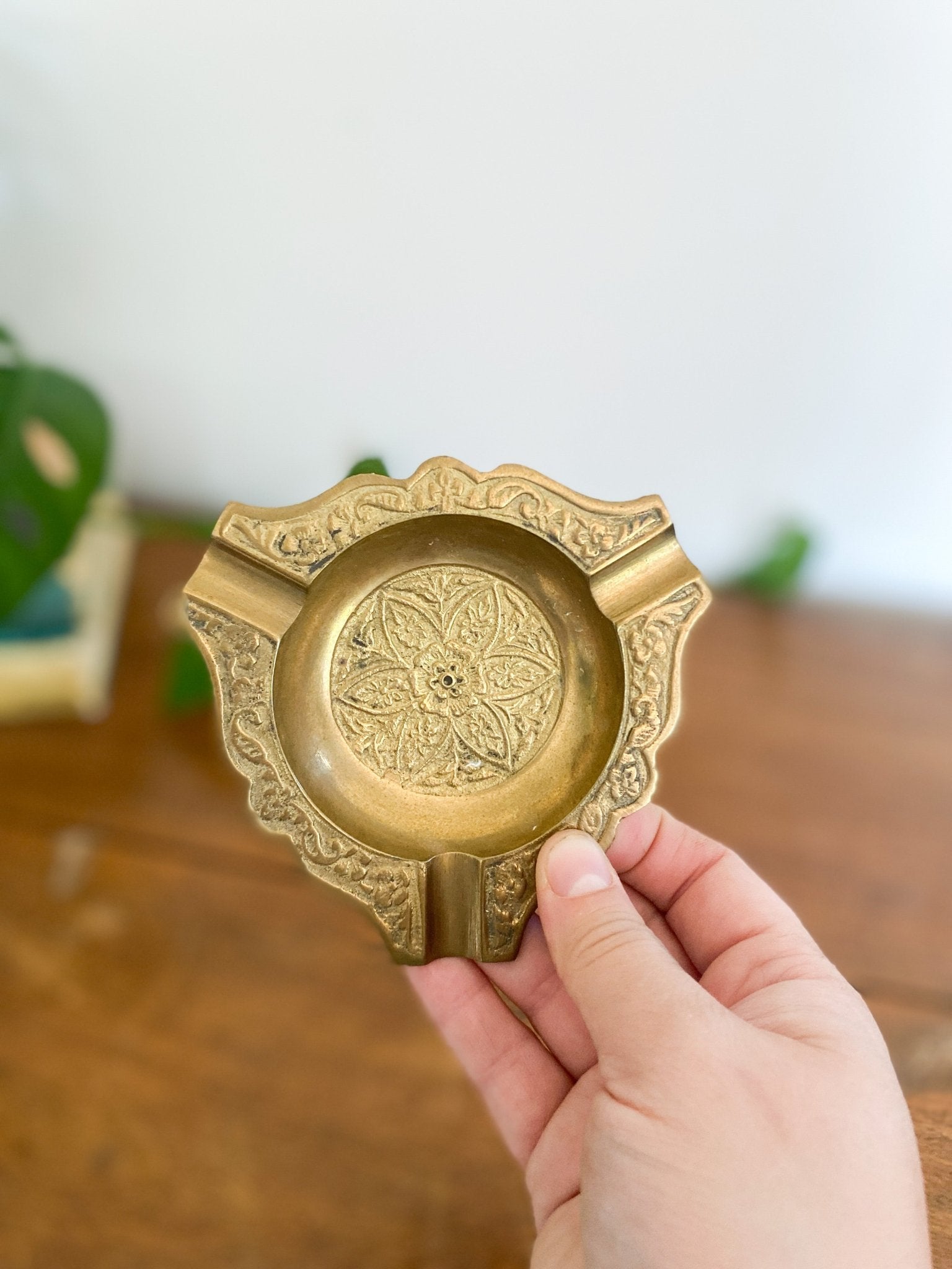 Vintage Brass Ashtray/Incense Holder - Perth Market