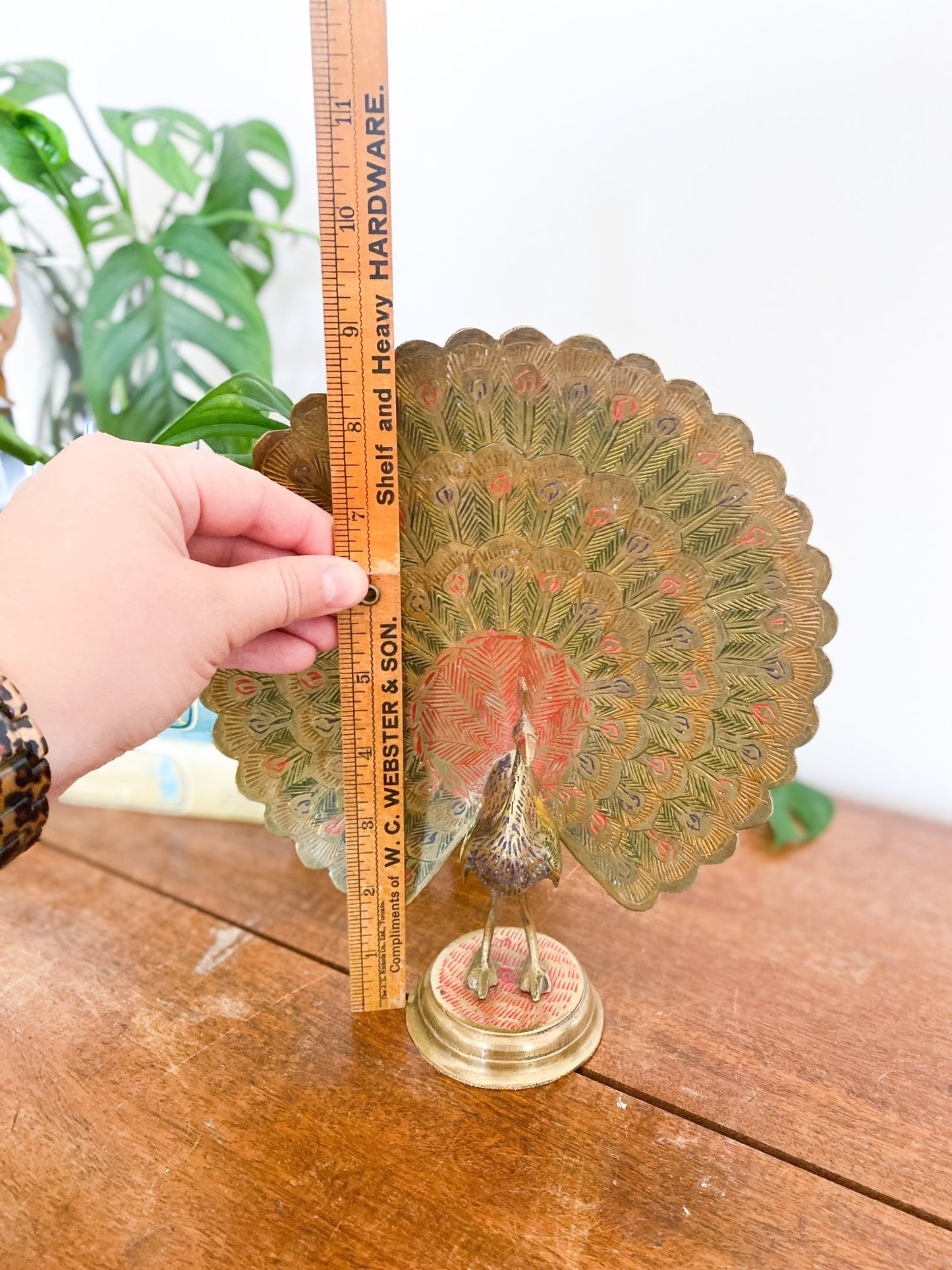 Vintage Brass Peacock - Perth Market