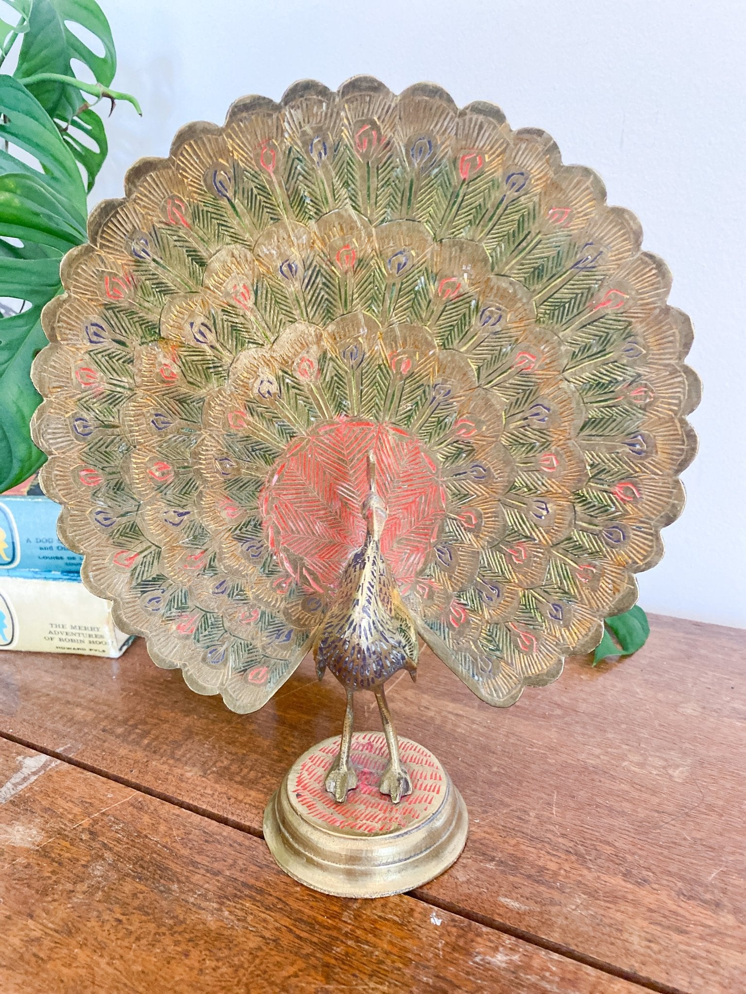 Vintage Brass Peacock - Perth Market