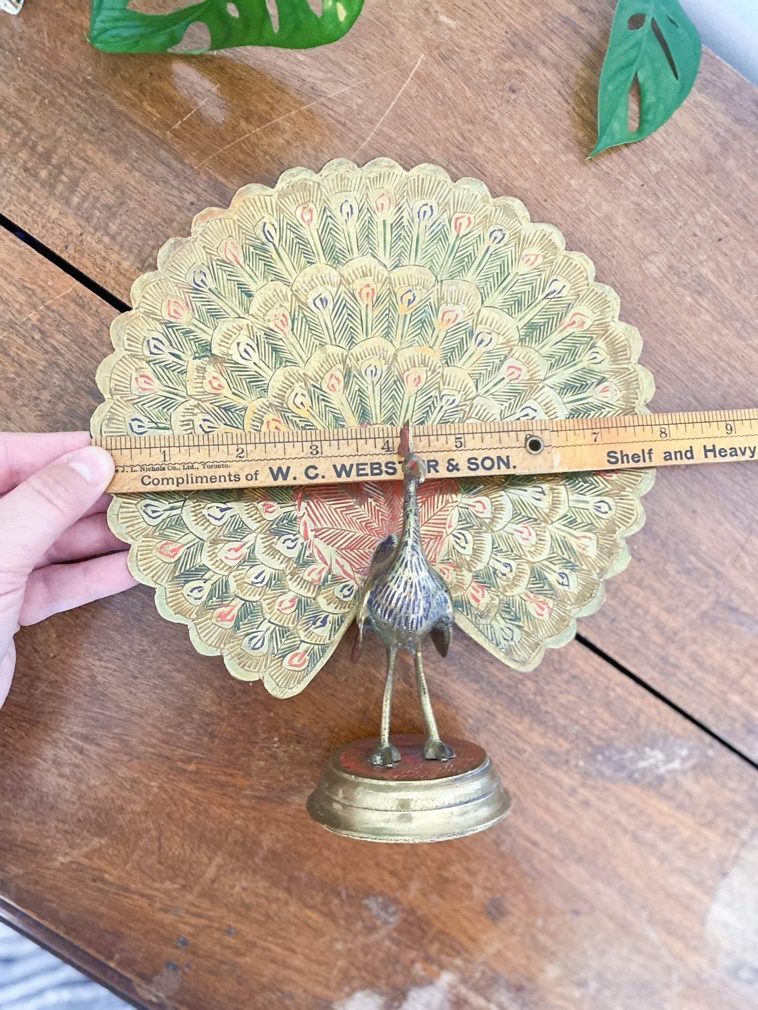 Vintage Brass Peacock - Perth Market