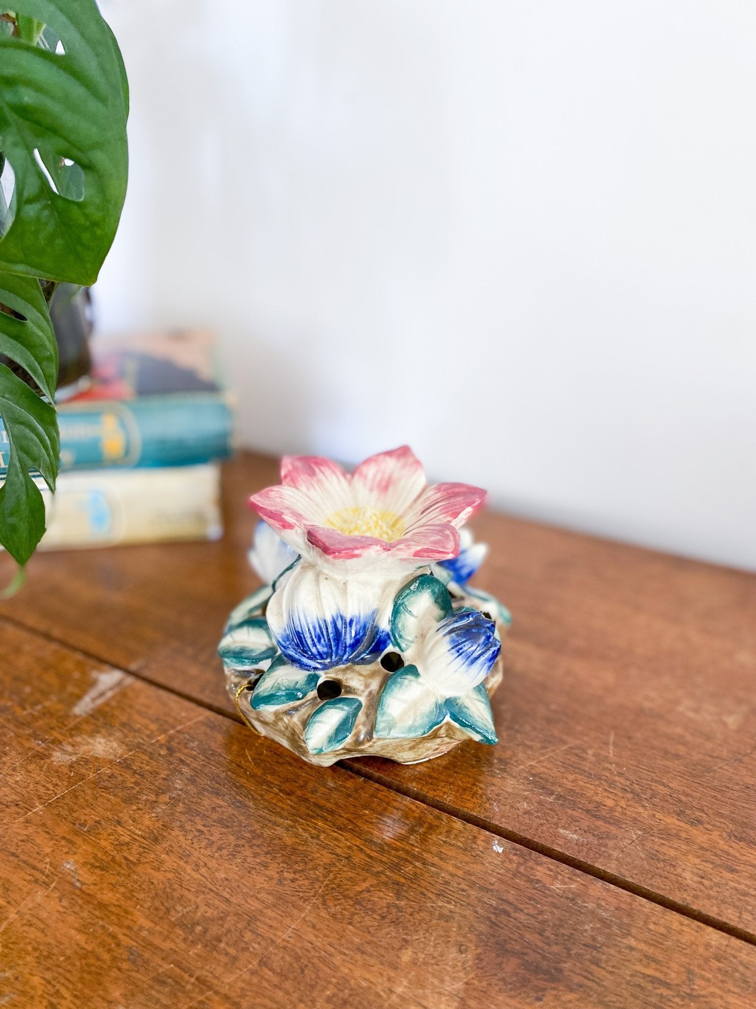 Vintage Ceramic Floral Flower Frog - Perth Market