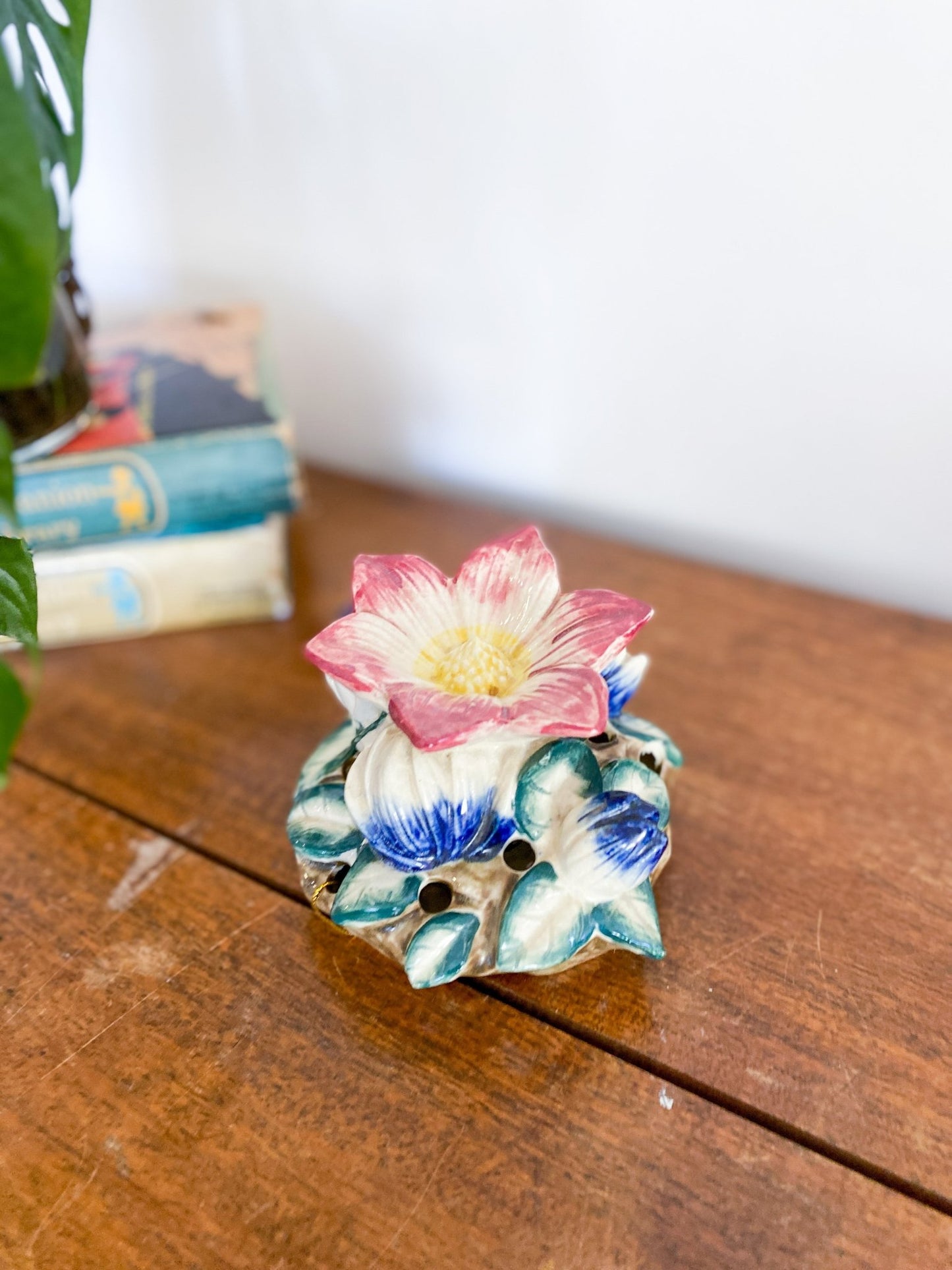 Vintage Ceramic Floral Flower Frog - Perth Market