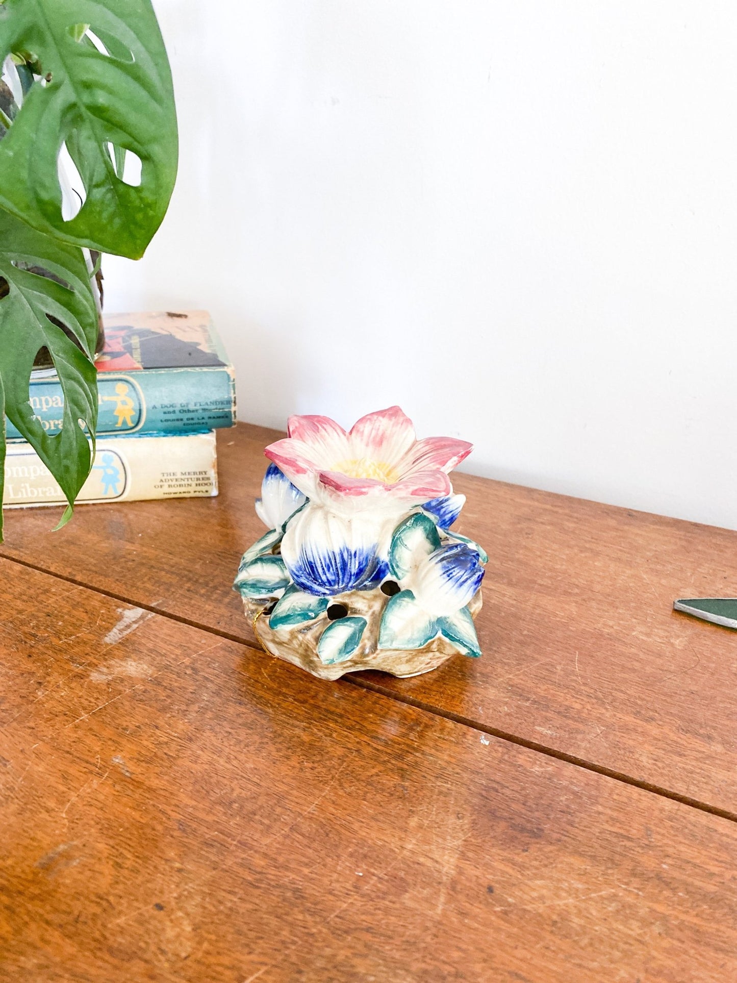 Vintage Ceramic Floral Flower Frog - Perth Market