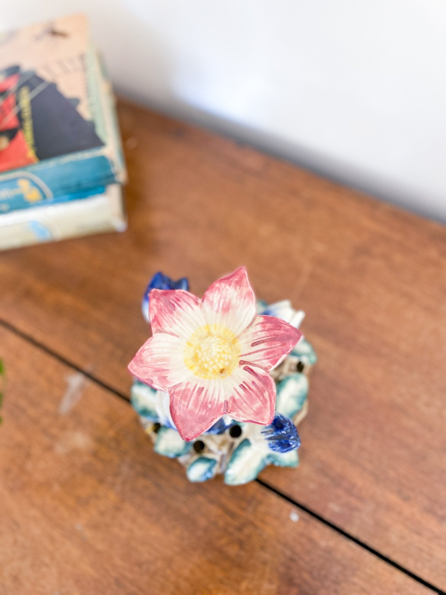 Vintage Ceramic Floral Flower Frog - Perth Market