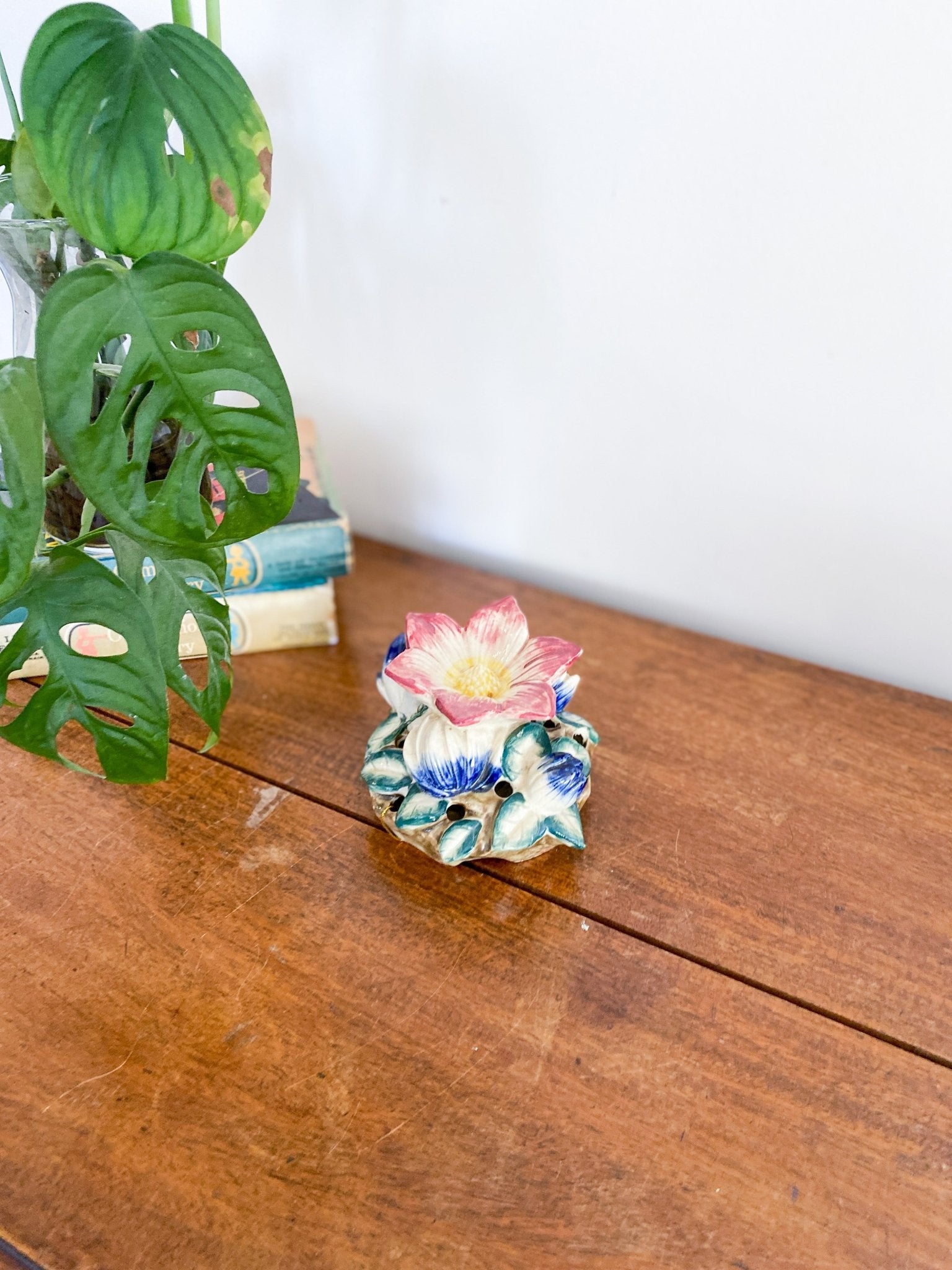 Vintage Ceramic Floral Flower Frog - Perth Market