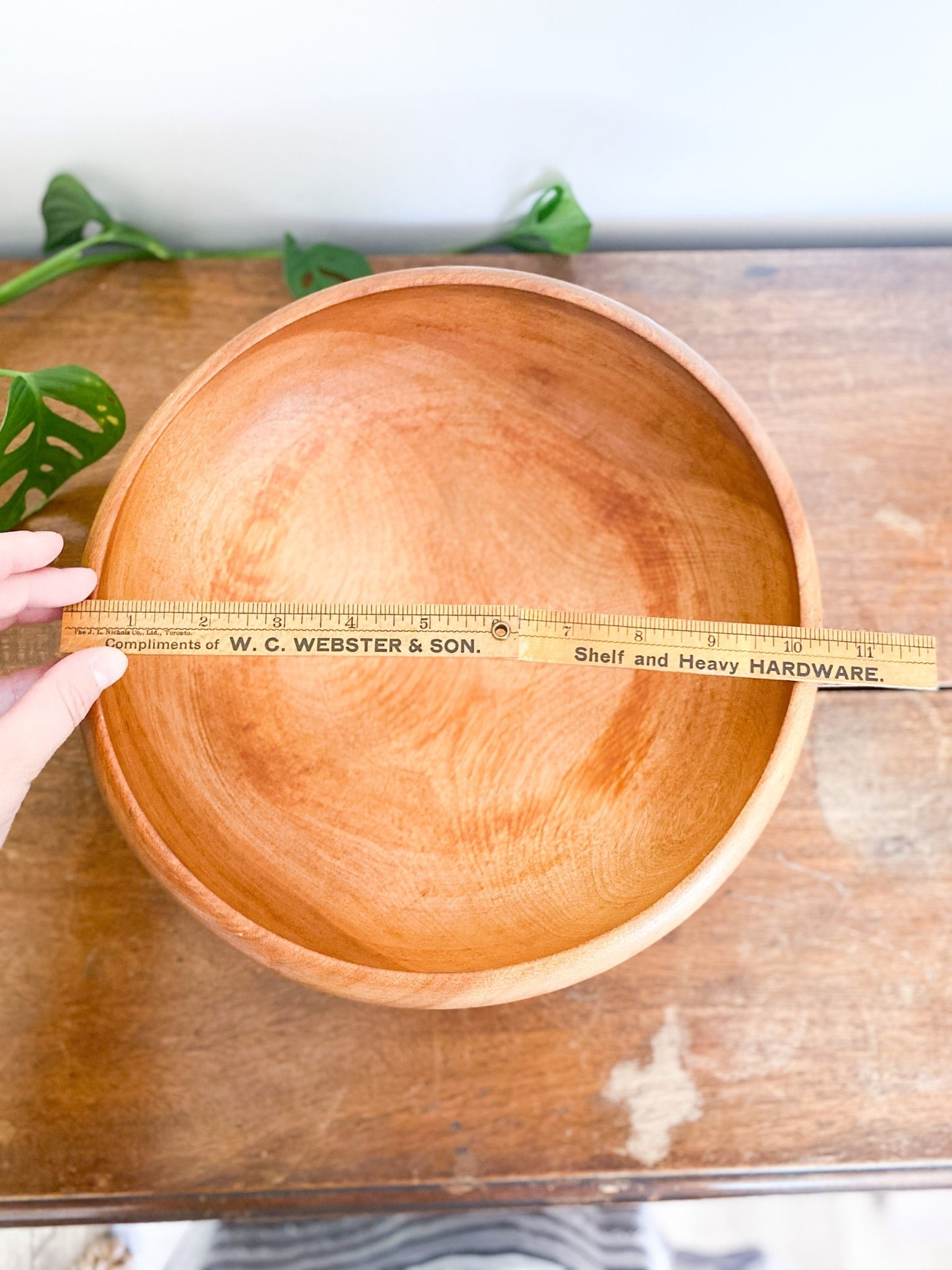 Vintage Wooden Salad Bowl - Perth Market