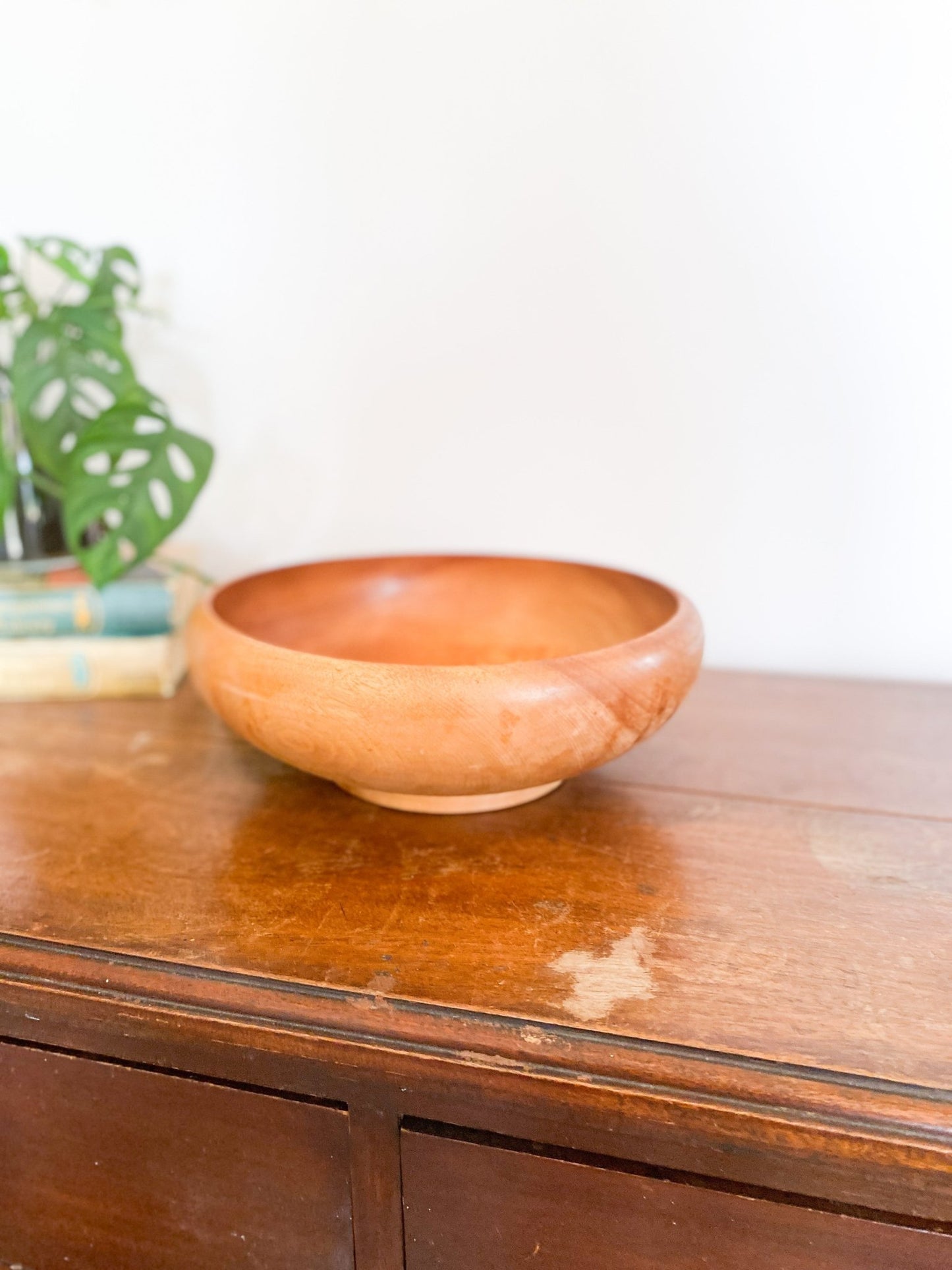 Vintage Wooden Salad Bowl - Perth Market