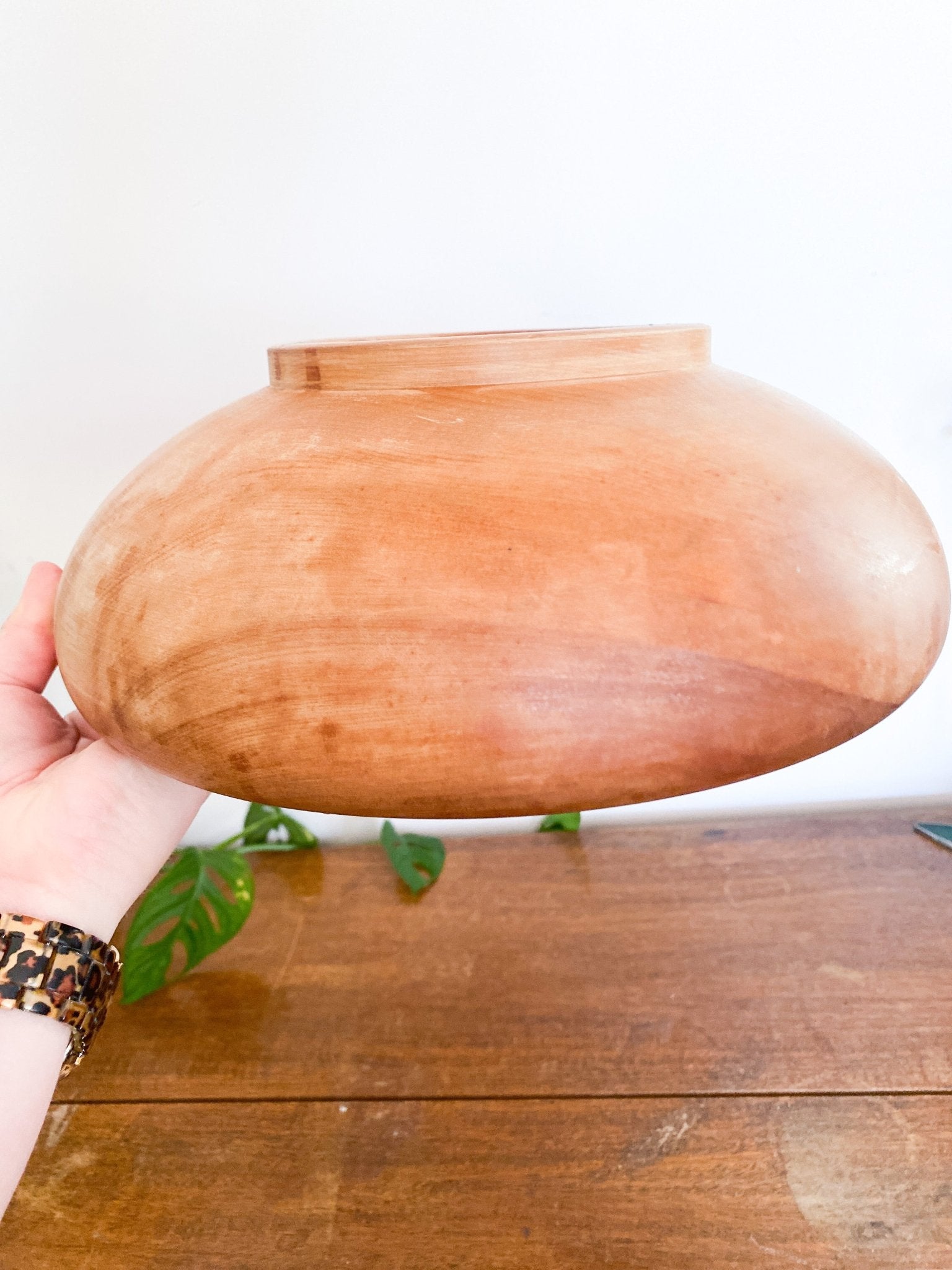 Vintage Wooden Salad Bowl - Perth Market