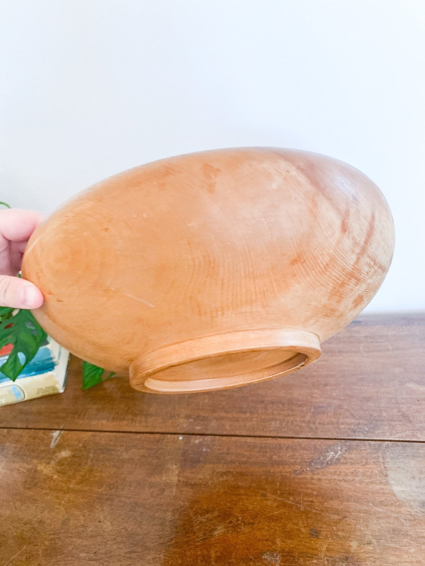 Vintage Wooden Salad Bowl - Perth Market