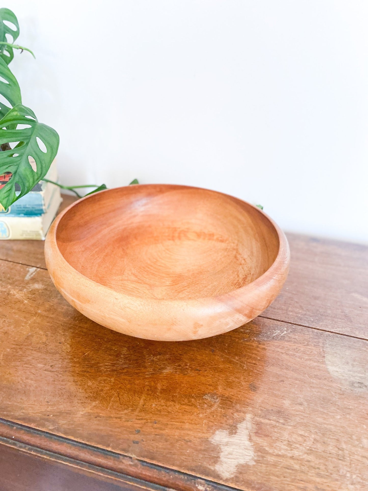 Vintage Wooden Salad Bowl - Perth Market