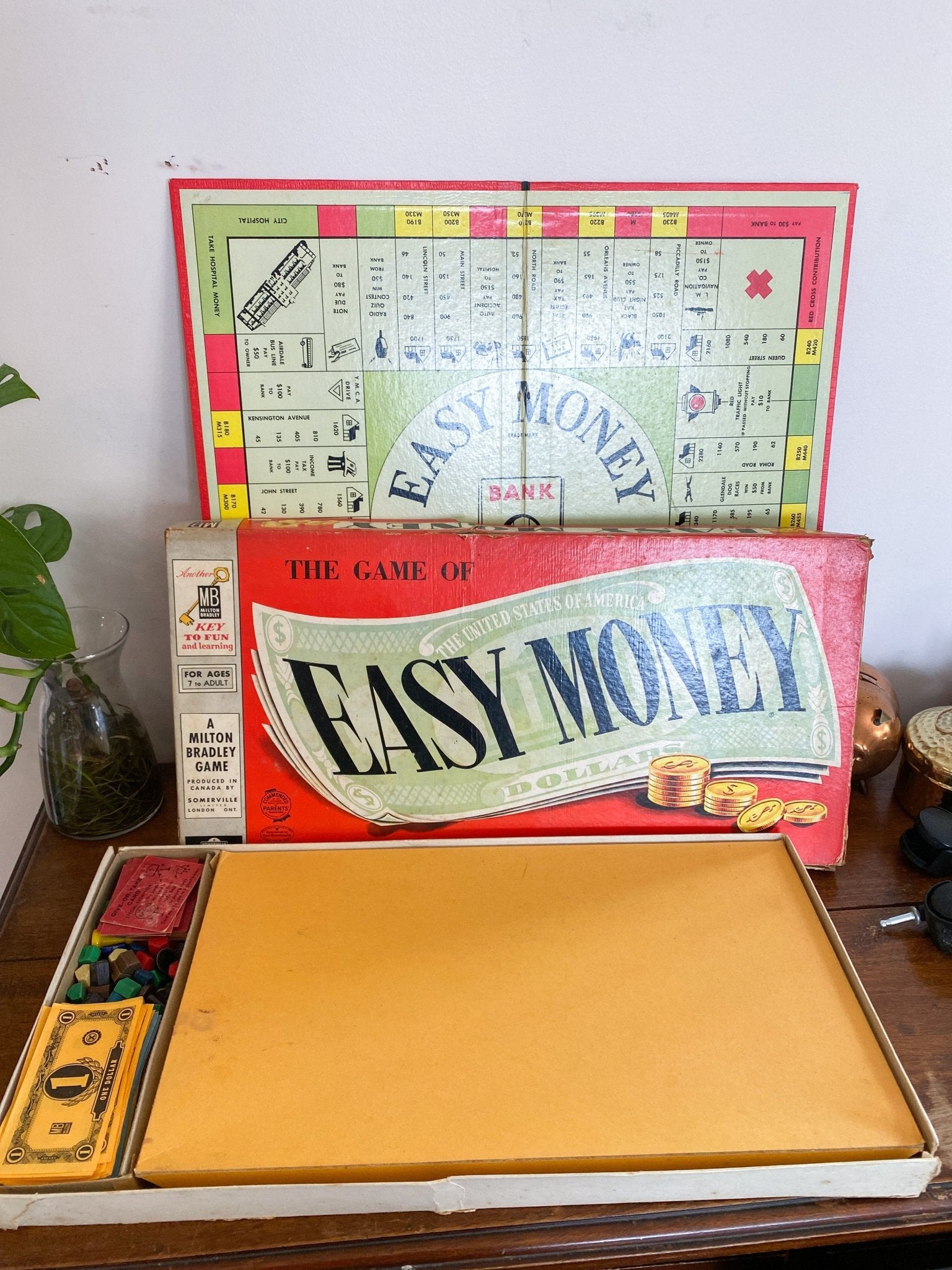 1950s Milton Bradley Easy Money Vintage Game - Perth Market