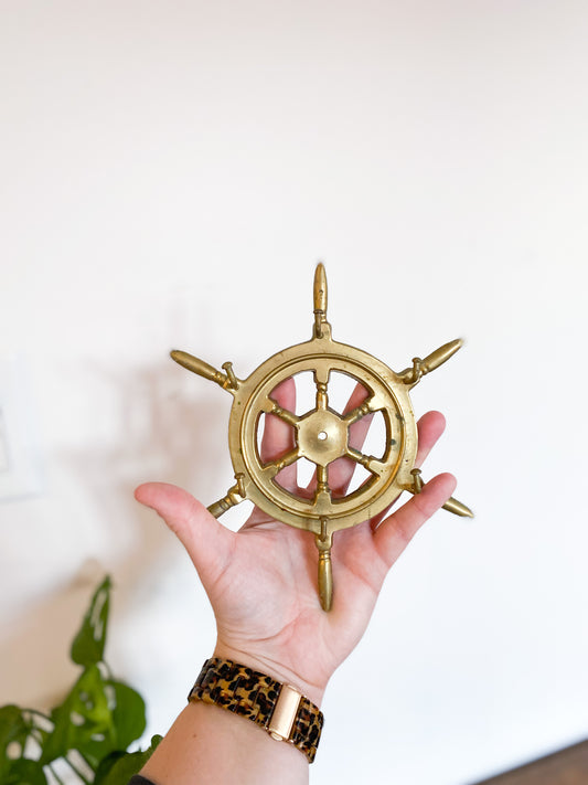 Brass Boat Helm Key Hook