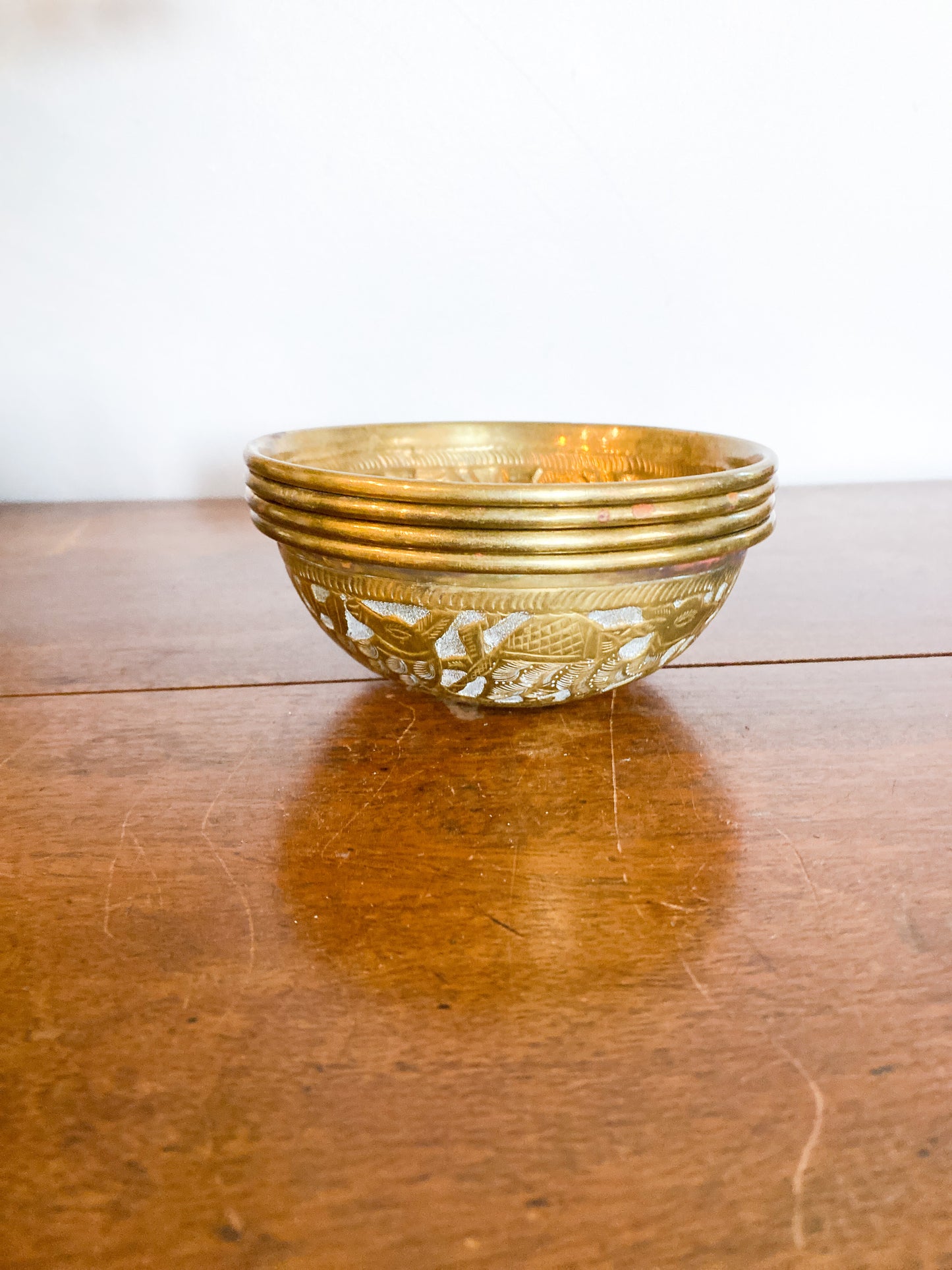 Intricately Designed Brass Bowl