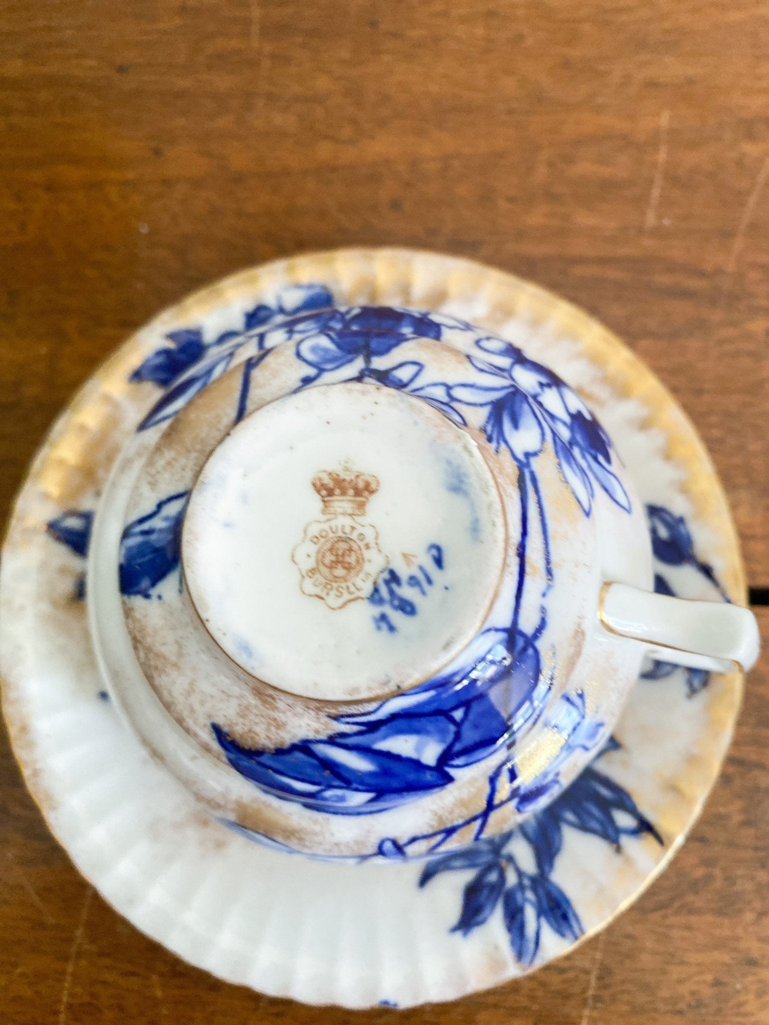 Antique Royal Doulton Burslem Tea Cup Set - Perth Market