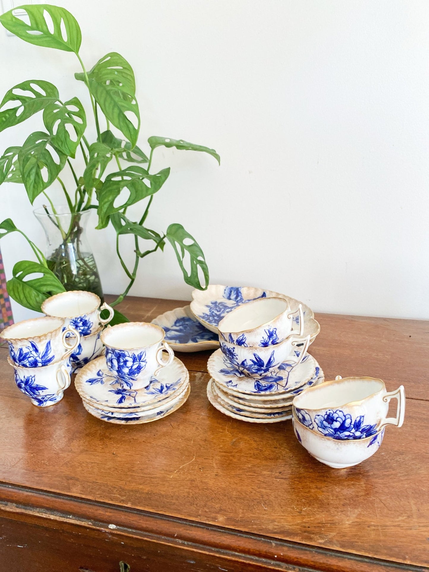 Antique Royal Doulton Burslem Tea Cup Set - Perth Market