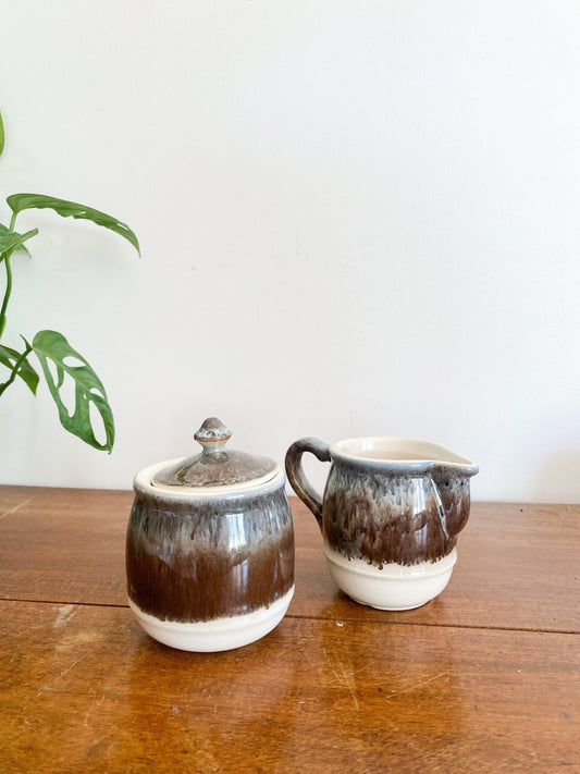 Beauceware Drip Glaze Sugar Creamer Set - Perth Market