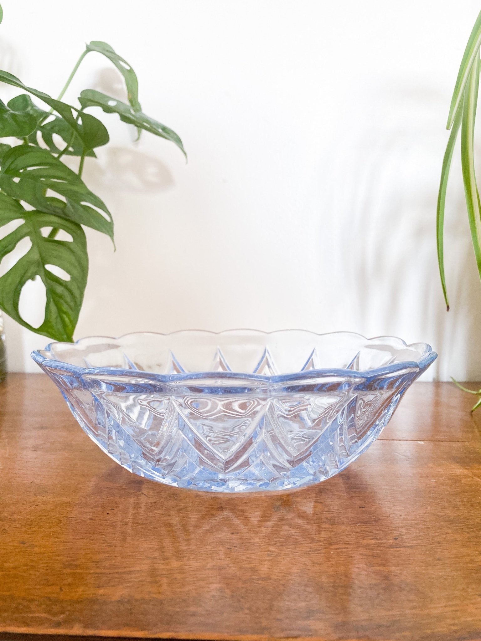 Blue Depression Glass Bowl - Perth Market