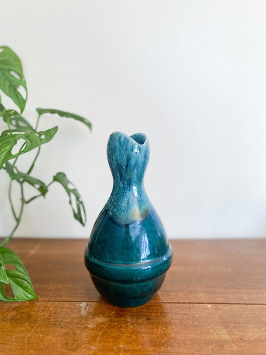 Blue Drip Glaze Vase - Perth Market