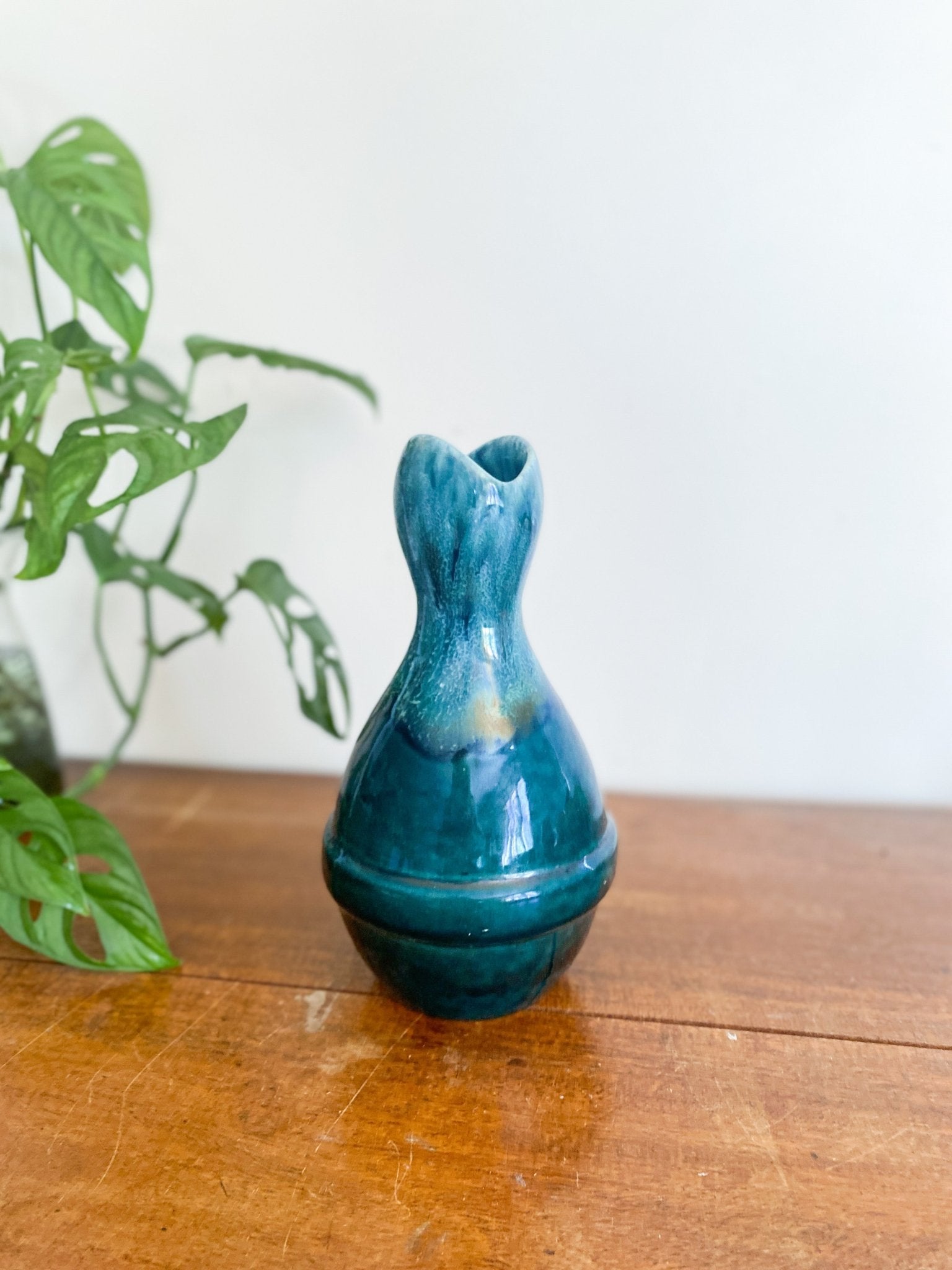 Blue Drip Glaze Vase - Perth Market