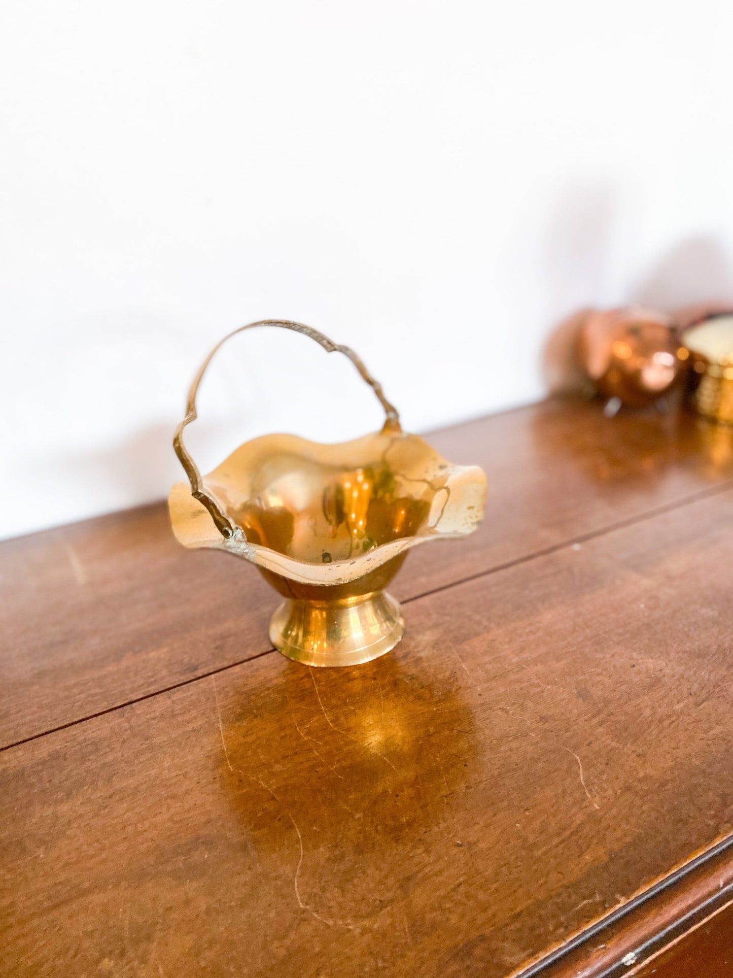 Brass Bowl with Handle - Perth Market