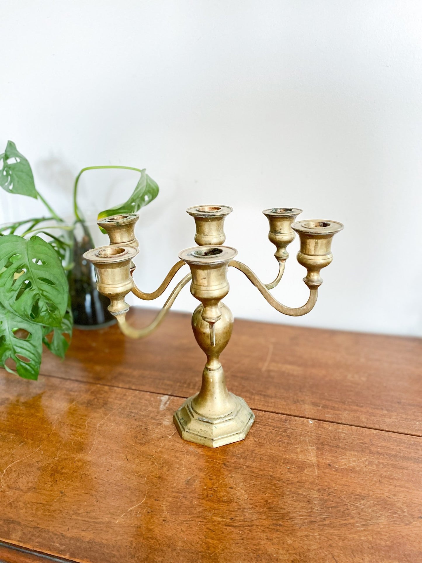 Brass Candelabra - 5 Candles - Perth Market