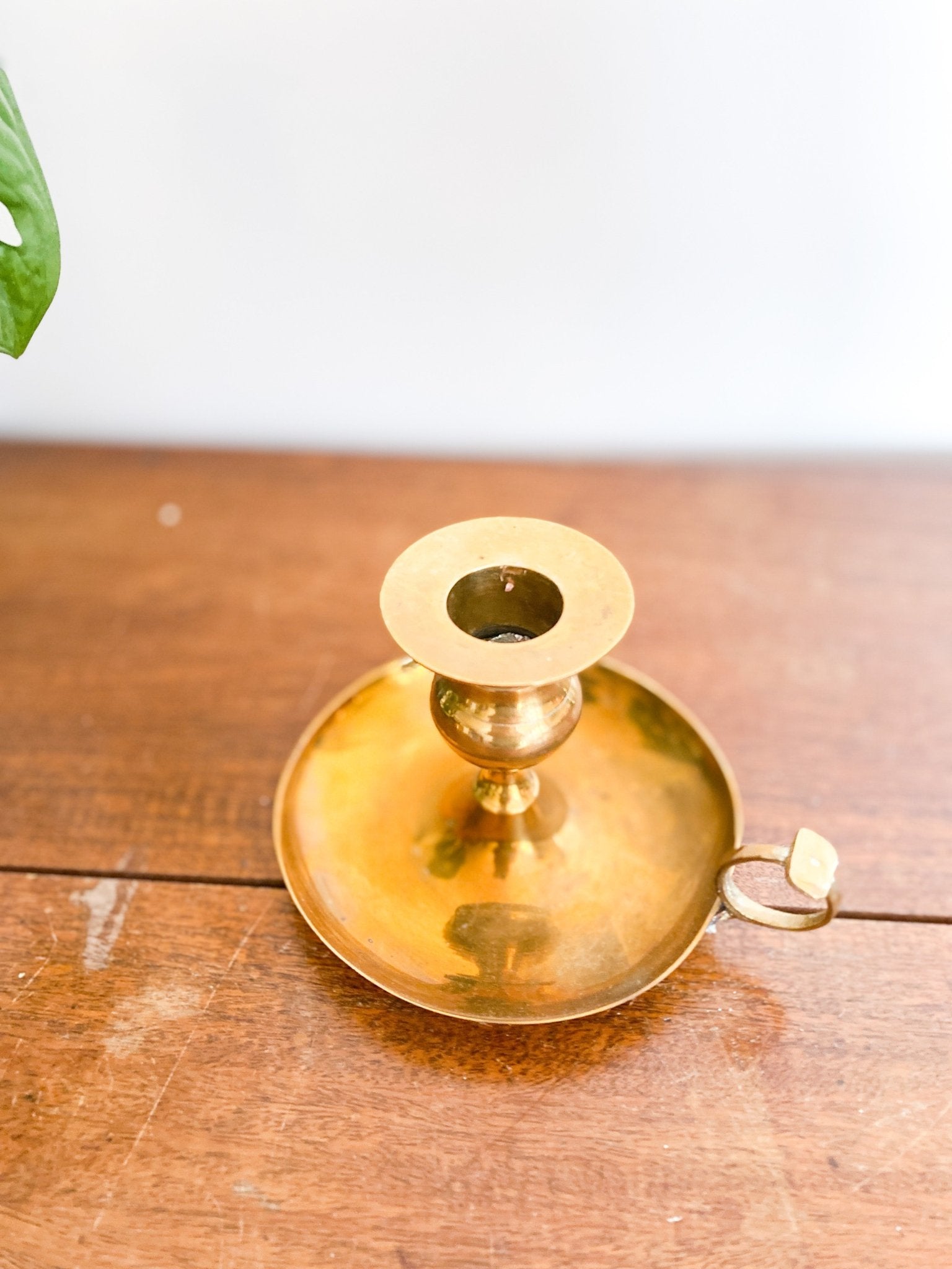 Brass Candleholder with Handle - Perth Market