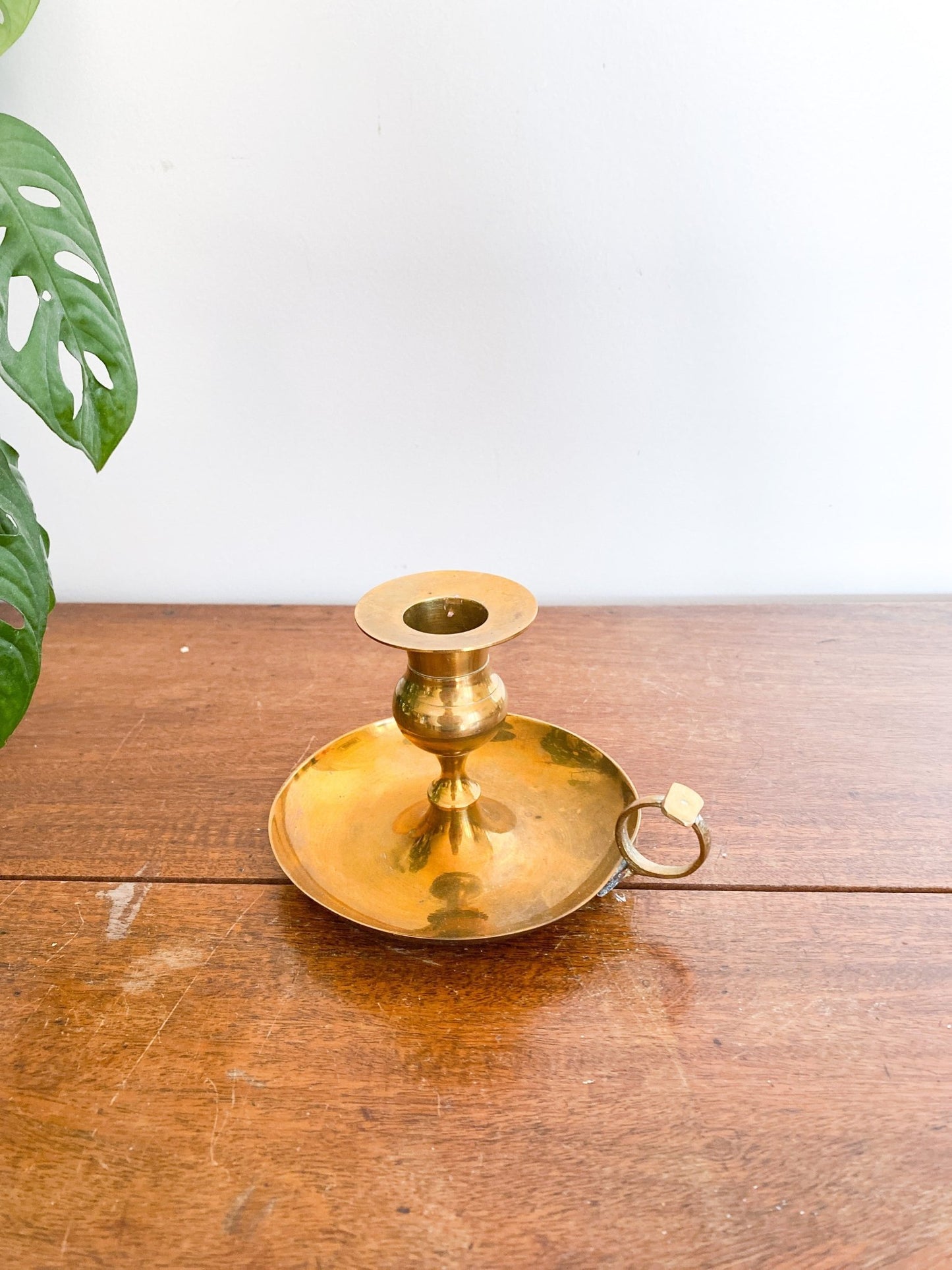 Brass Candleholder with Handle - Perth Market