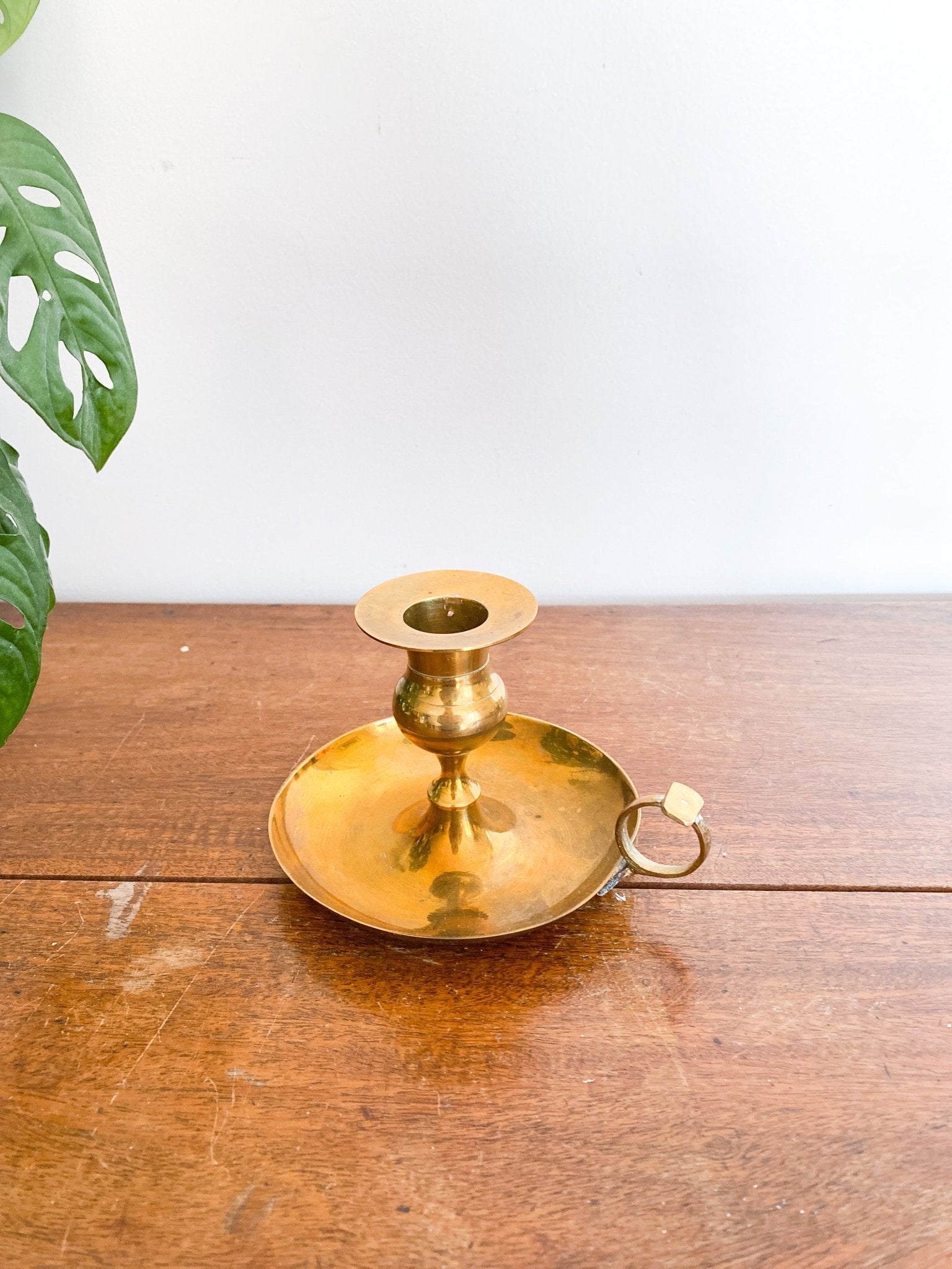 Brass Candleholder with Handle - Perth Market