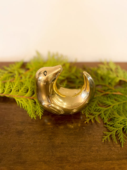 Brass Seal Paperweight / Doorstopper - Perth Market