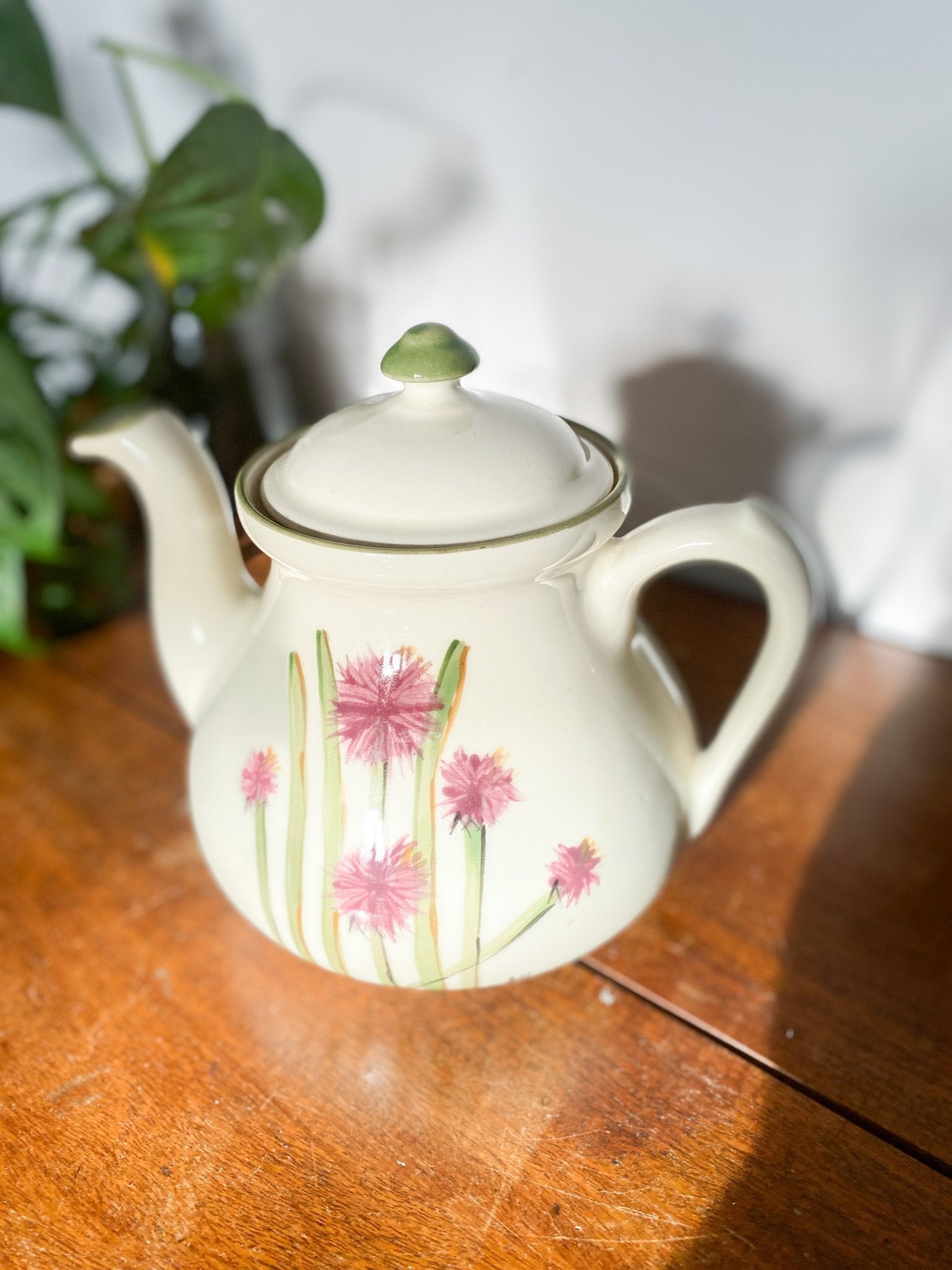 Buchan Thistleware Teapot - Scottish Stoneware - Perth Market