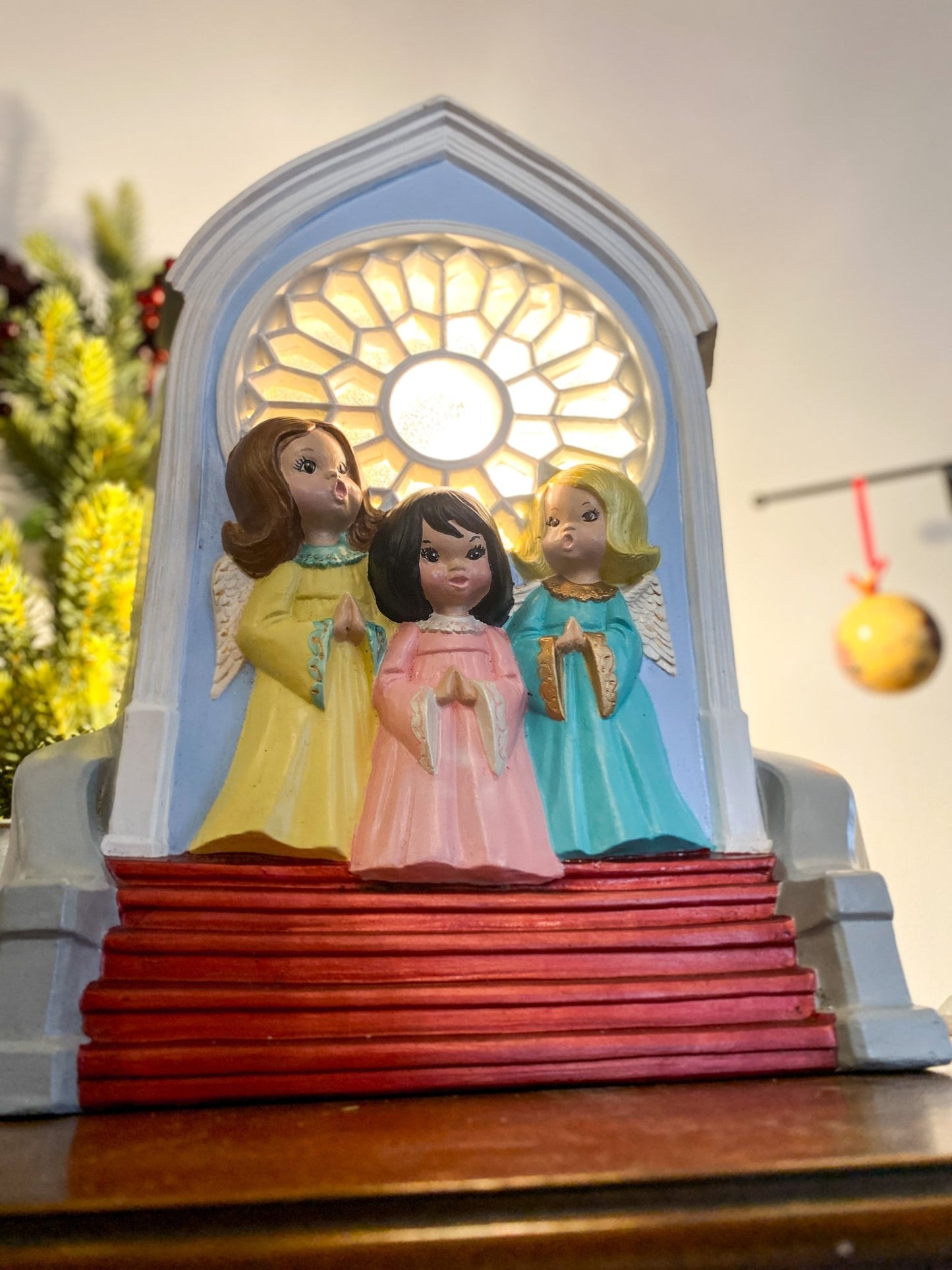 Ceramic Christmas Carollers with Light & Music Box - Perth Market