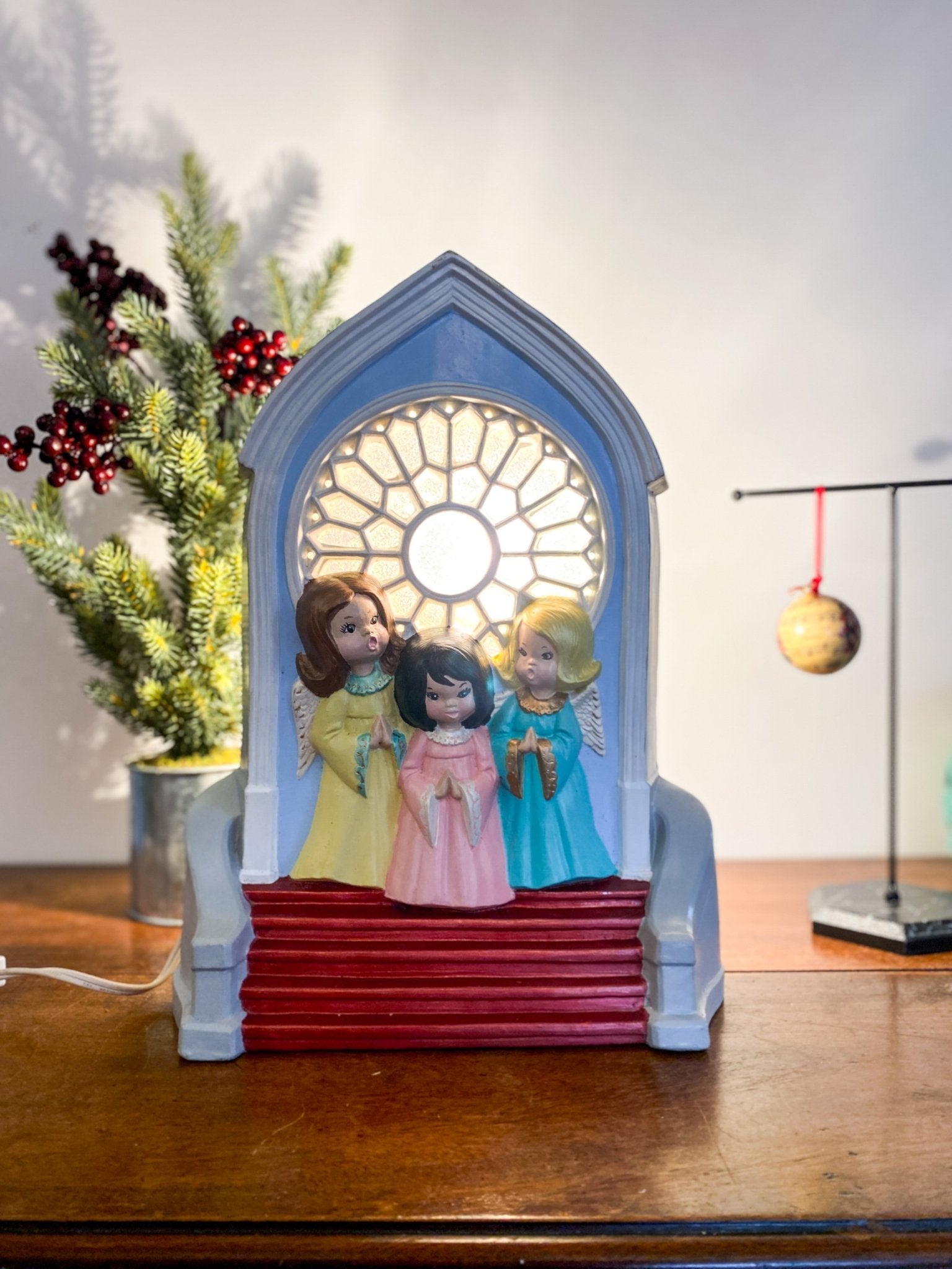 Ceramic Christmas Carollers with Light & Music Box - Perth Market