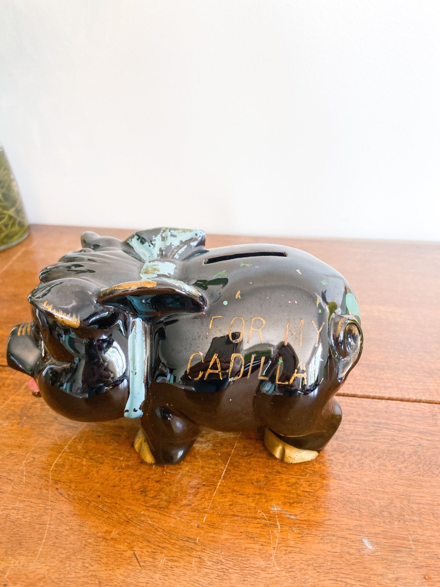 Ceramic Piggy Bank - For My Cadillac - Perth Market