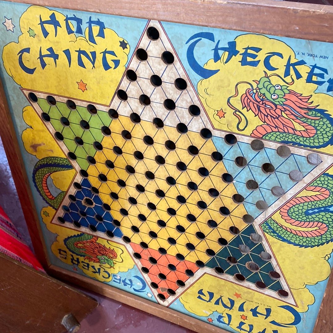 Chinese Checkers Retro Board - Perth Market