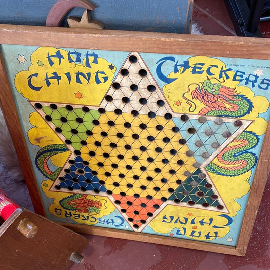 Chinese Checkers Retro Board - Perth Market